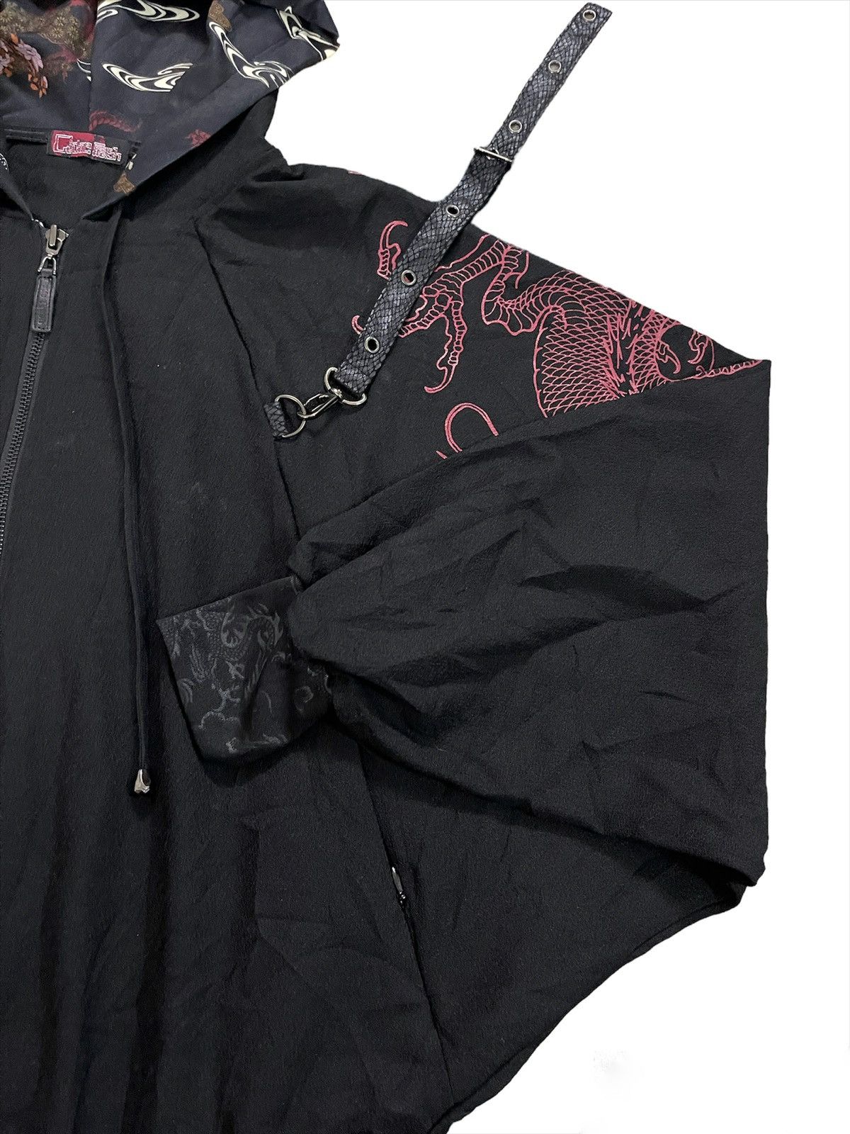 Seditionaries ‼️Qutie Frash Batwing Bondage Dragon Print Like Jpg Hoodie Size US L / EU 52-54 / 3 - 9 Thumbnail