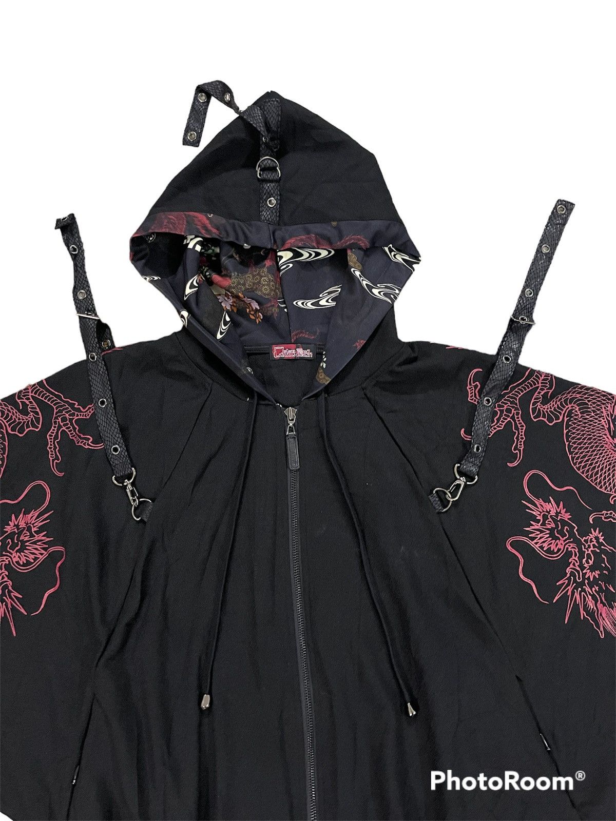 Seditionaries ‼️Qutie Frash Batwing Bondage Dragon Print Like Jpg Hoodie Size US L / EU 52-54 / 3 - 6 Thumbnail