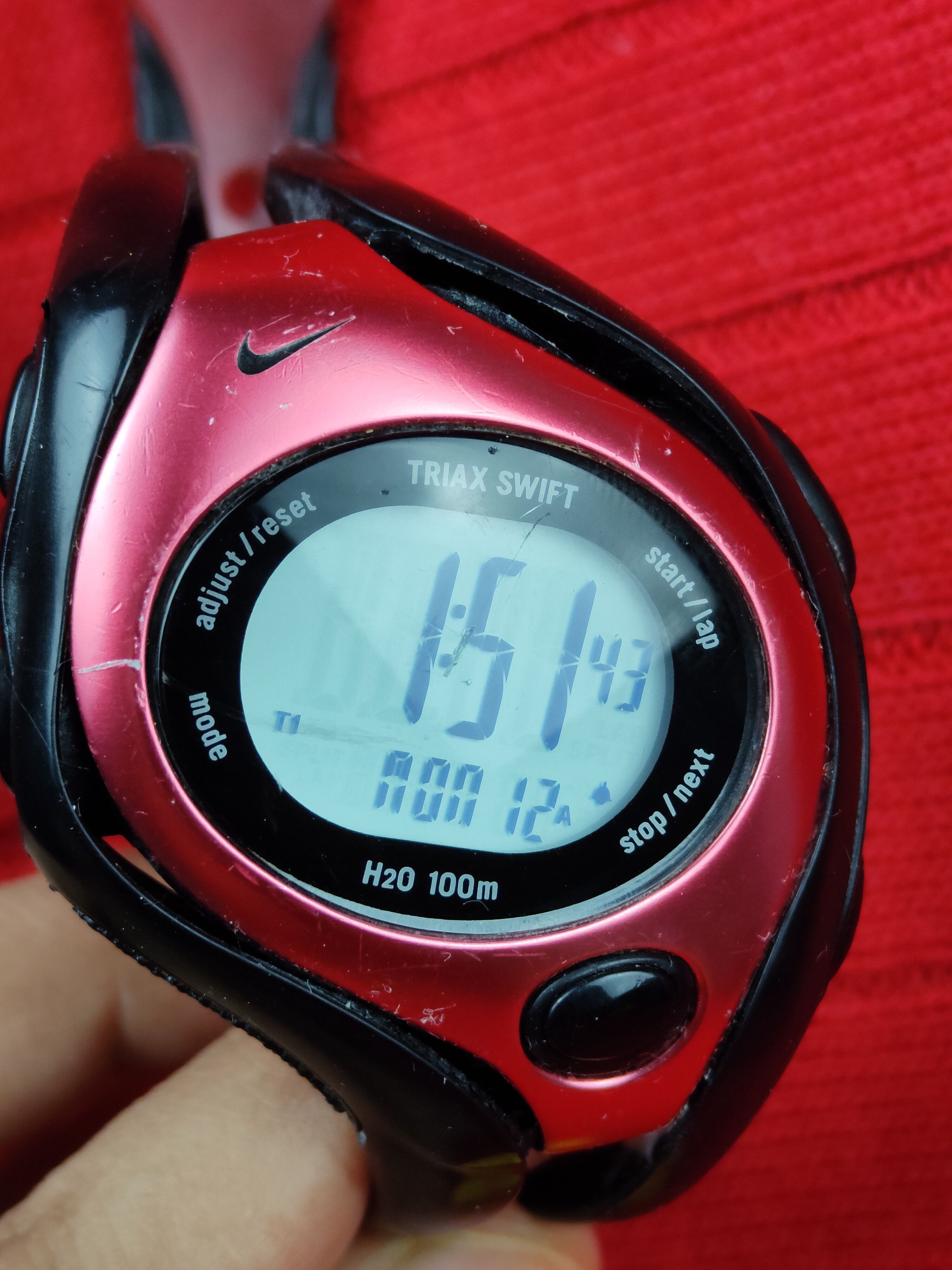 Nike Nike H2O Digital Vintage Sports Watch #J032s Size ONE SIZE - 6 Thumbnail