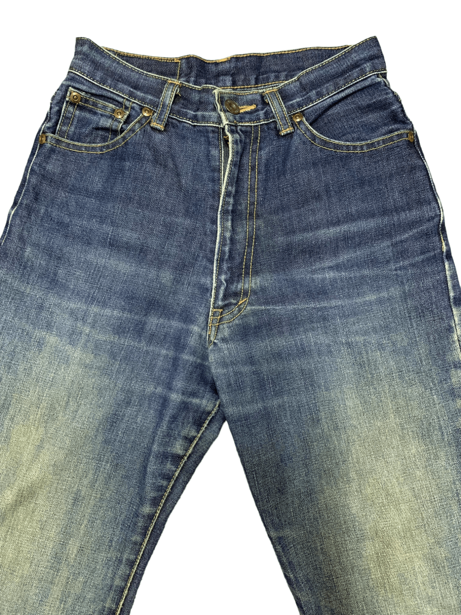 Japanese Brand Vintage Japanese Brand Distressed Mud Wash Jeans Size 24" / US 00 / IT 34 - 5 Thumbnail