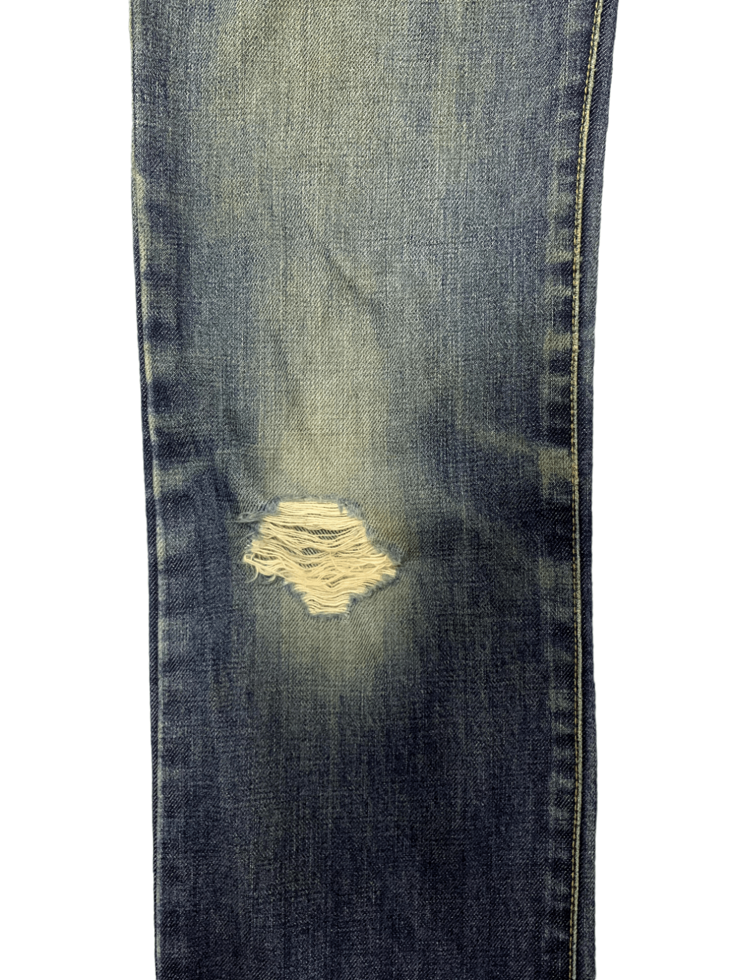 Japanese Brand Vintage Japanese Brand Distressed Mud Wash Jeans Size 24" / US 00 / IT 34 - 6 Thumbnail