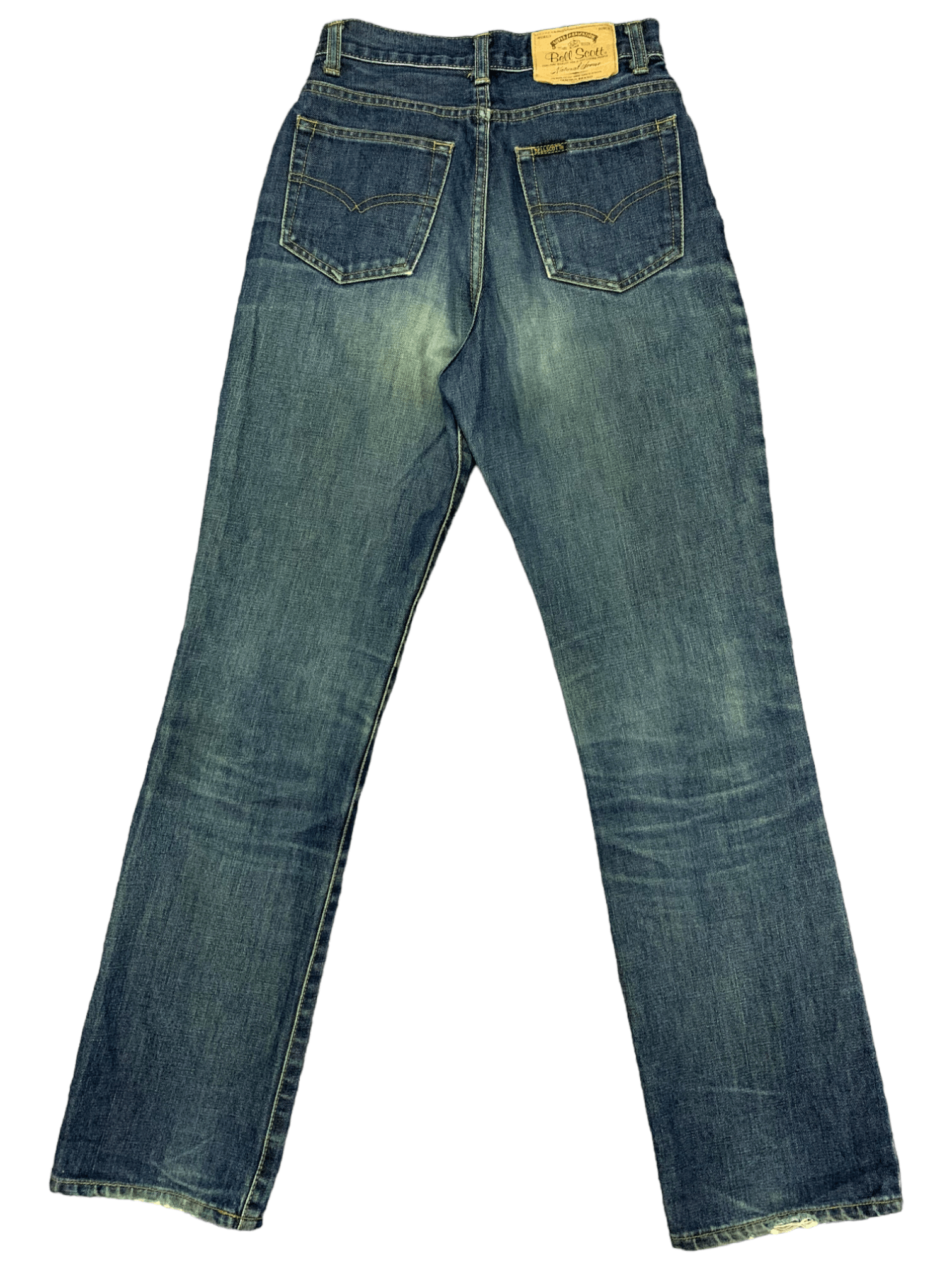 Japanese Brand Vintage Japanese Brand Distressed Mud Wash Jeans Size 24" / US 00 / IT 34 - 2 Thumbnail