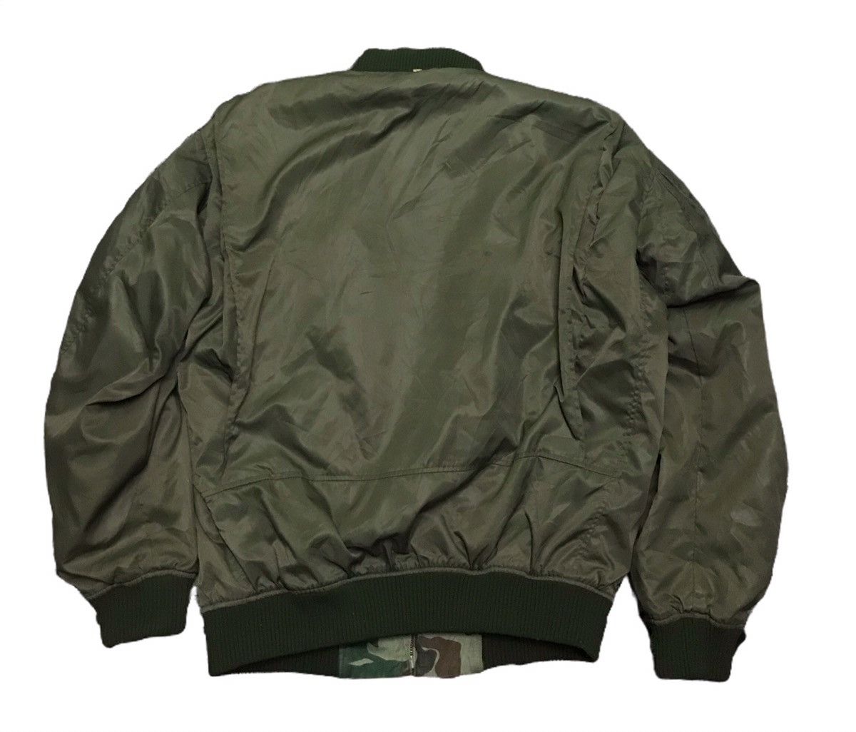 Vintage Army Camouflage reversible flight jacket Size US M / EU 48-50 / 2 - 4 Thumbnail