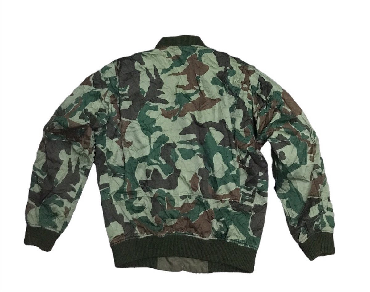 Vintage Army Camouflage reversible flight jacket Size US M / EU 48-50 / 2 - 2 Thumbnail