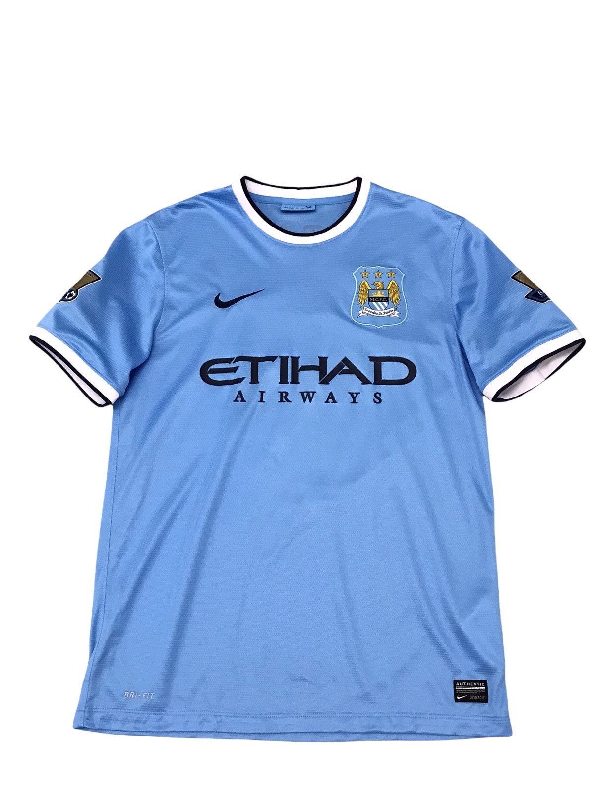 Nike Nike Manchester City Champions 2014 Jersey Size US M / EU 48-50 / 2 - 1 Thumbnail