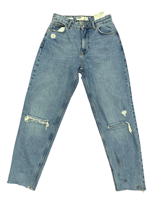 Japanese Brand Vintage Bershka Blue Wash Distressed Jeans For Hot Mom 💃 ...