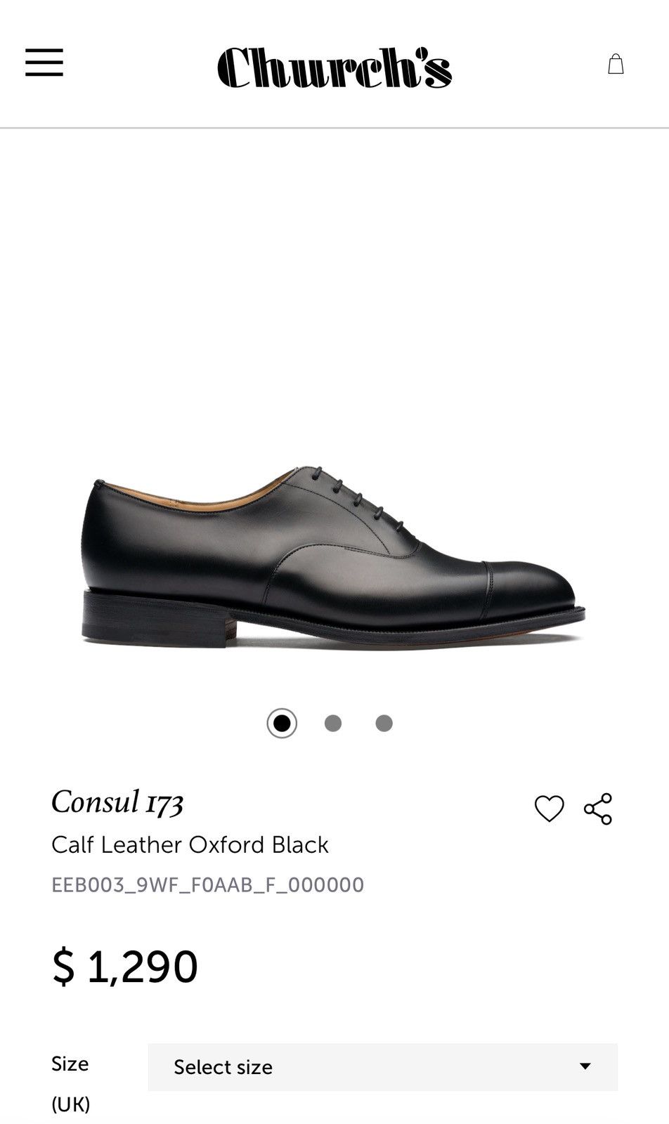 Church's Consul 173 Black $1200+ Size US 11.5 / EU 44-45 - 13 Thumbnail