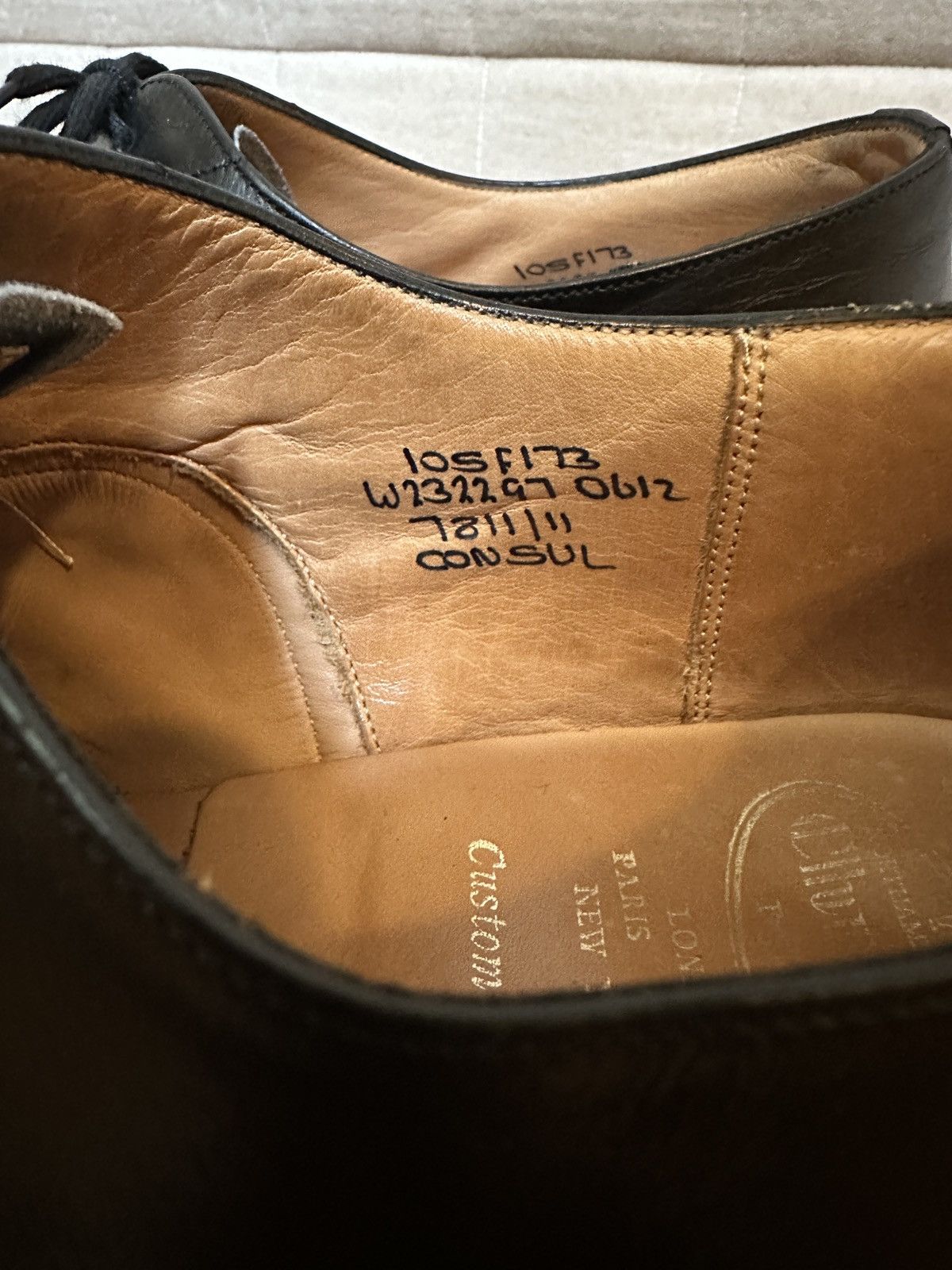 Church's Consul 173 Black $1200+ Size US 11.5 / EU 44-45 - 4 Thumbnail