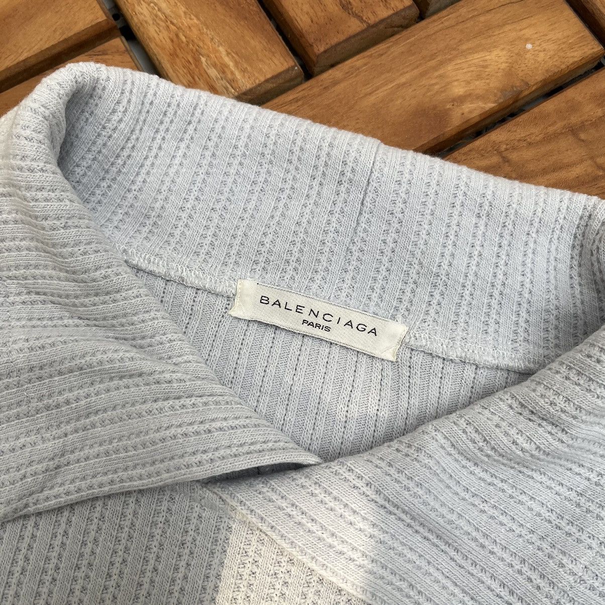 Balenciaga × Vintage Authentic Balenciaga Paris Sweater Waffle Made In Japan Size L / US 10 / IT 46 - 5 Thumbnail