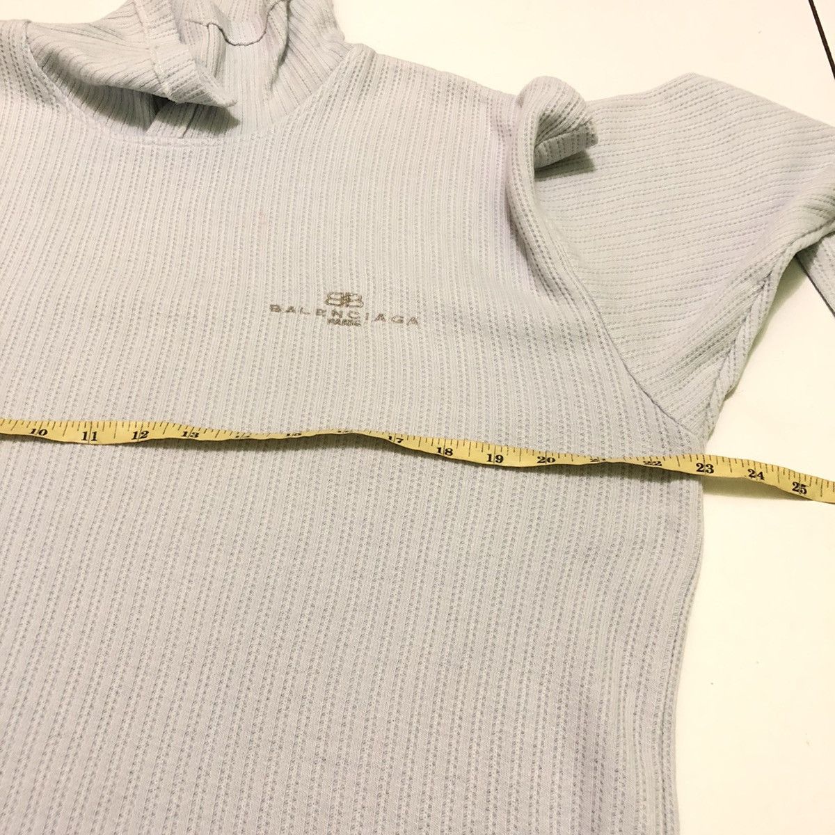 Balenciaga × Vintage Authentic Balenciaga Paris Sweater Waffle Made In Japan Size L / US 10 / IT 46 - 8 Thumbnail