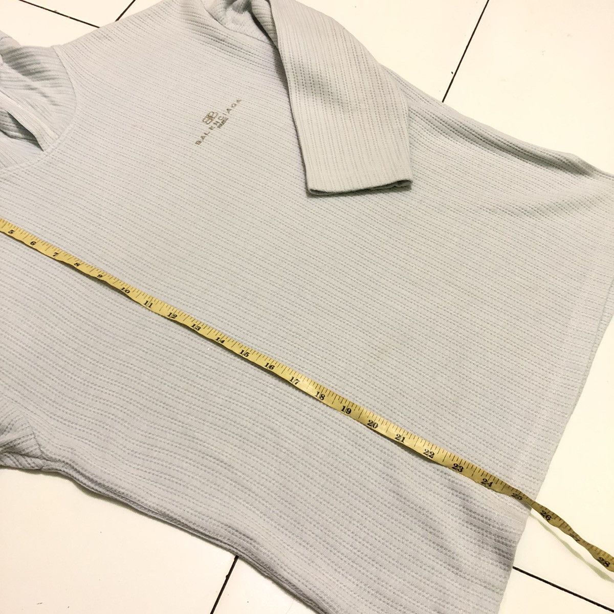 Balenciaga × Vintage Authentic Balenciaga Paris Sweater Waffle Made In Japan Size L / US 10 / IT 46 - 9 Thumbnail