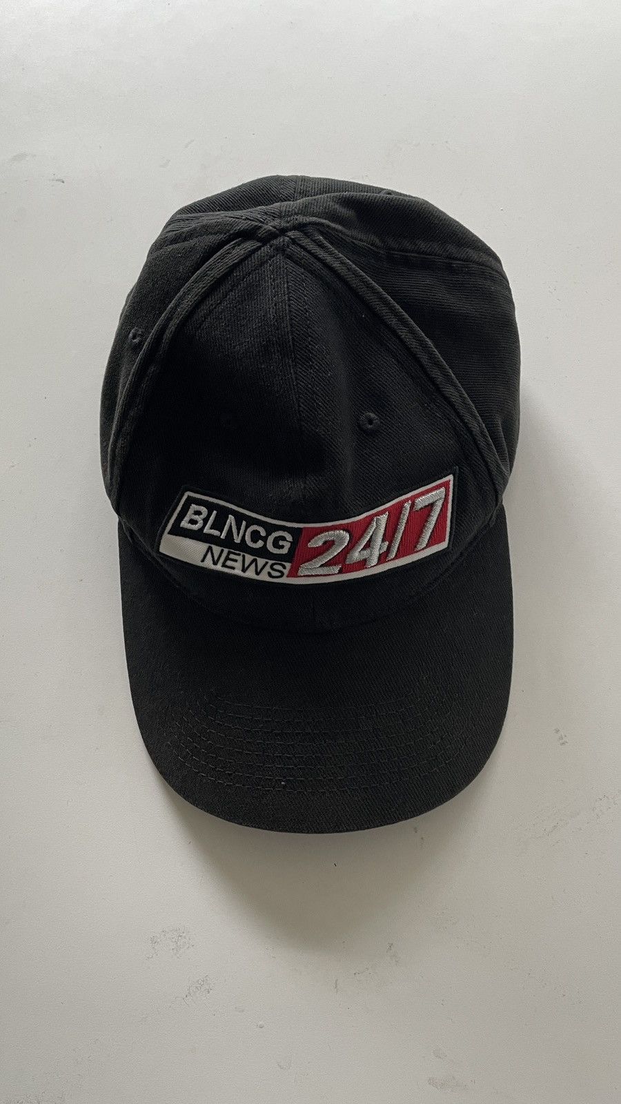 balenciaga バレンシアガ　キャップ BLNCG NEWS 24/7 Balenciaga BLNCG News 24/7 Hat – Justin Reed