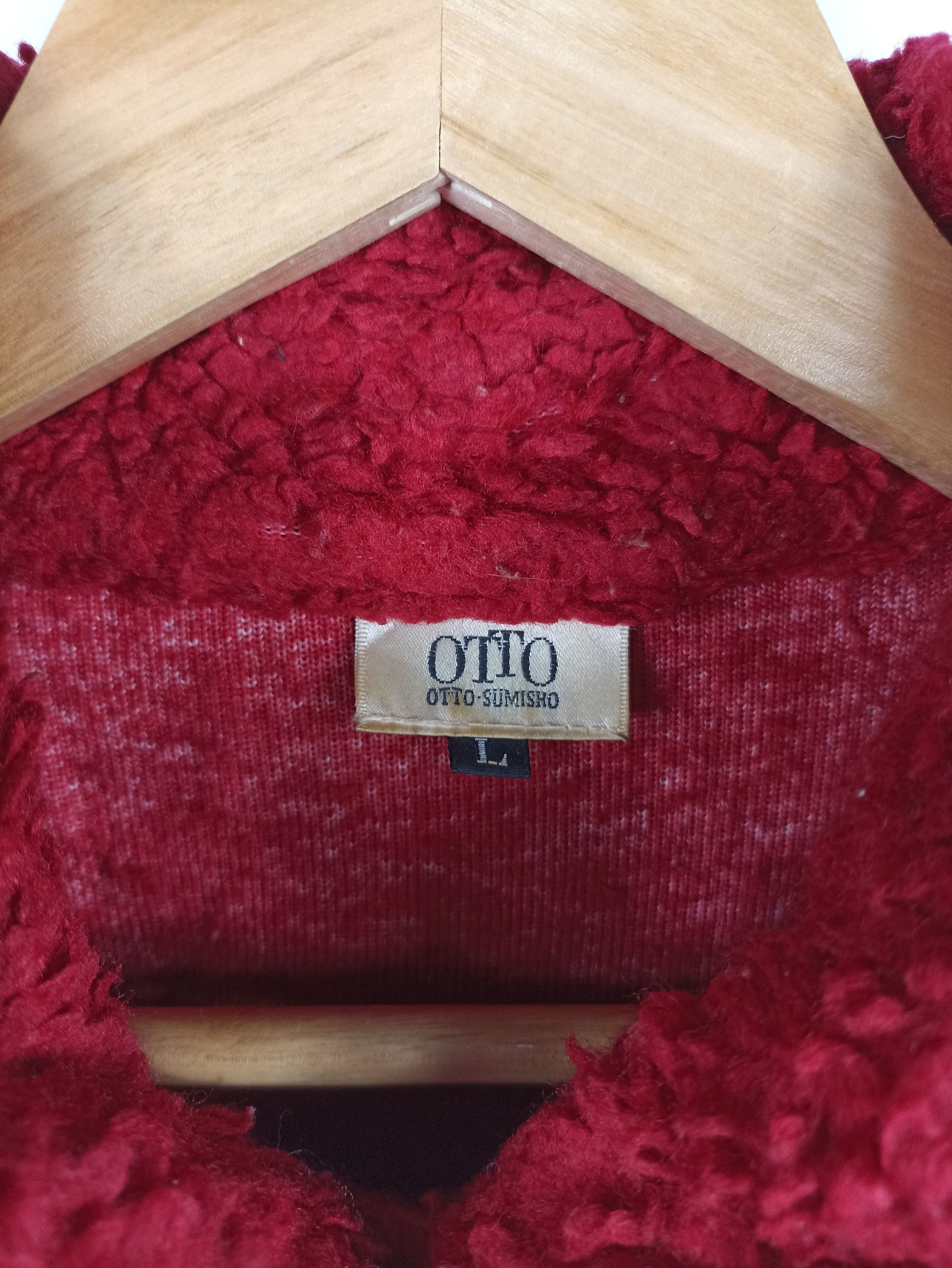 Designer × Japanese Brand × Vintage Vintage Otto sumisho Retro Pile Sherpa Fleece Button Jacket Size US M / EU 48-50 / 2 - 4 Thumbnail
