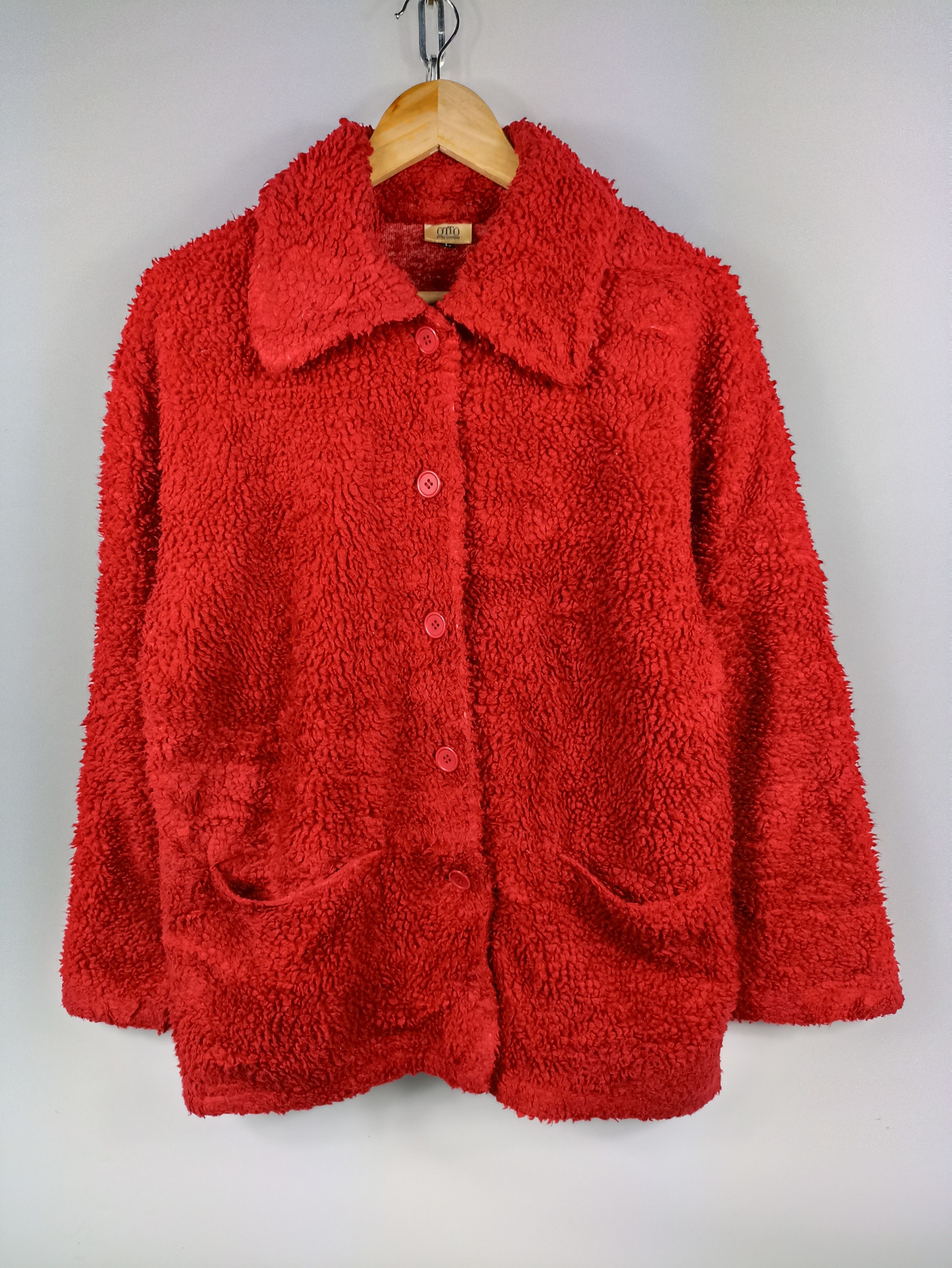 Designer × Japanese Brand × Vintage Vintage Otto sumisho Retro Pile Sherpa Fleece Button Jacket Size US M / EU 48-50 / 2 - 1 Thumbnail