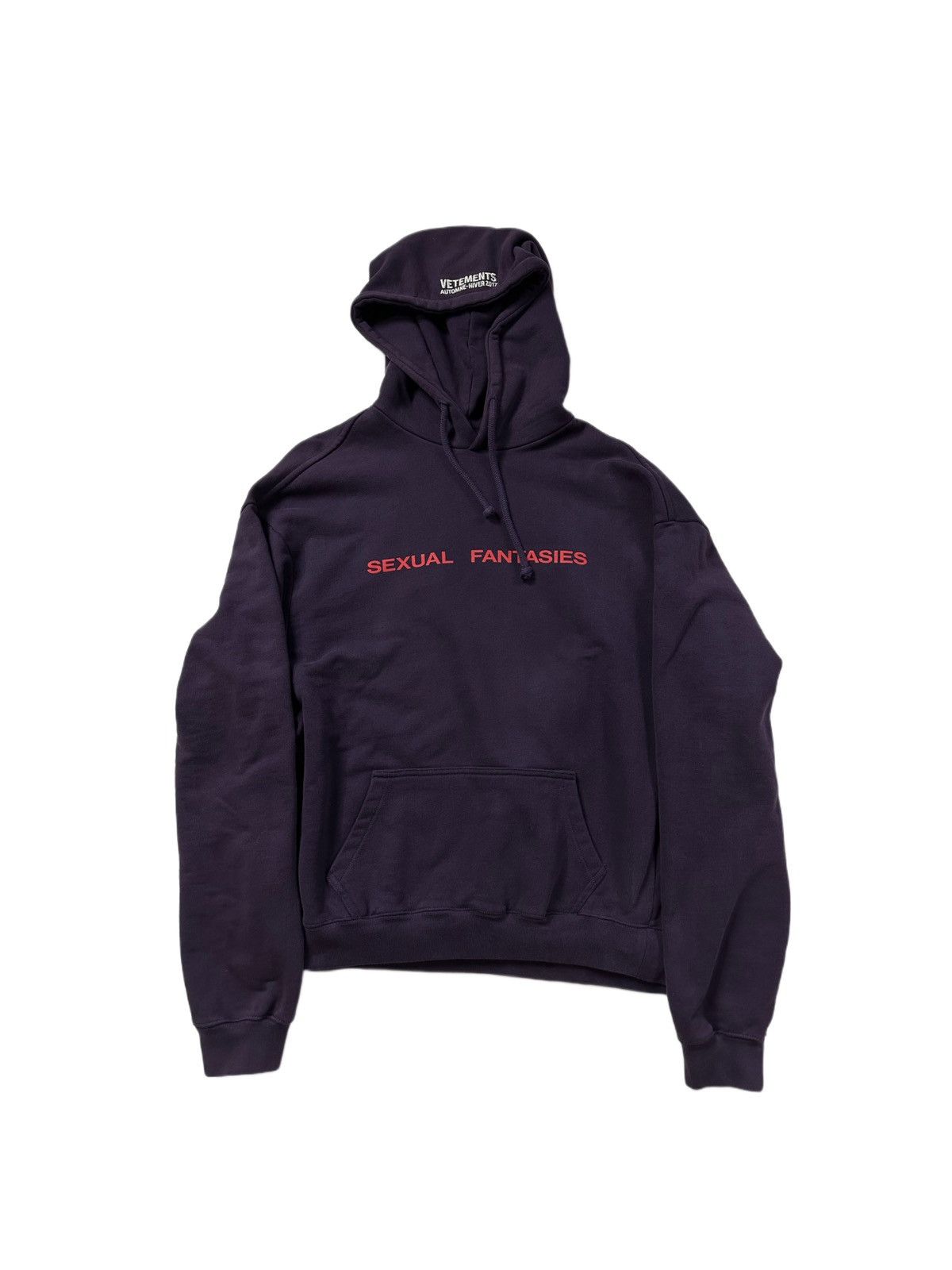 Vetements sexual 2025 fantasies hoodie