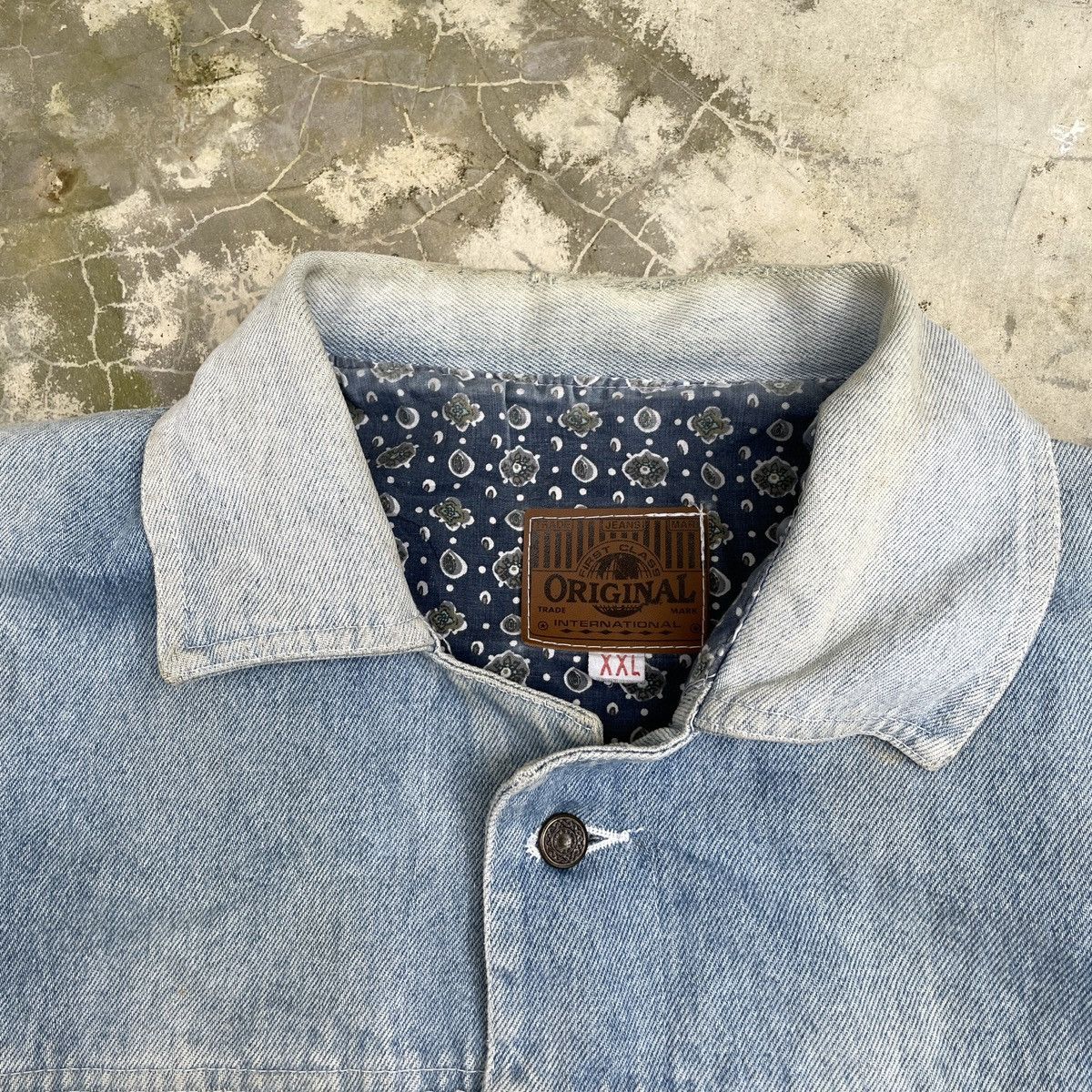 Japanese Brand Vintage Japanese Brand Faded Denim Jacket Size US L / EU 52-54 / 3 - 5 Thumbnail
