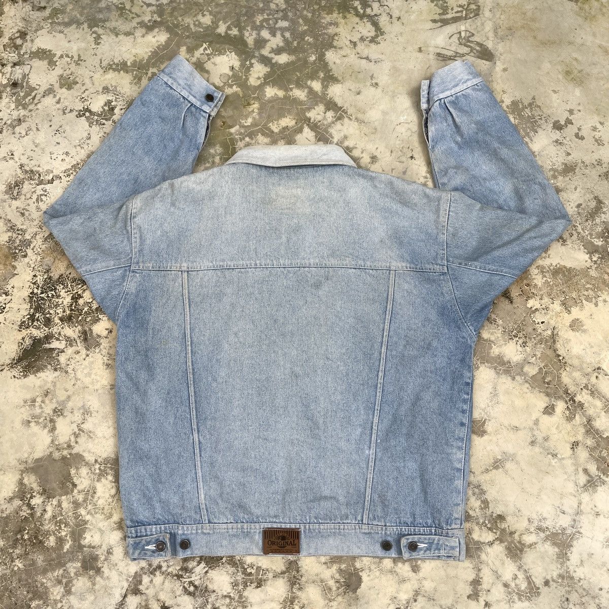 Japanese Brand Vintage Japanese Brand Faded Denim Jacket Size US L / EU 52-54 / 3 - 2 Thumbnail