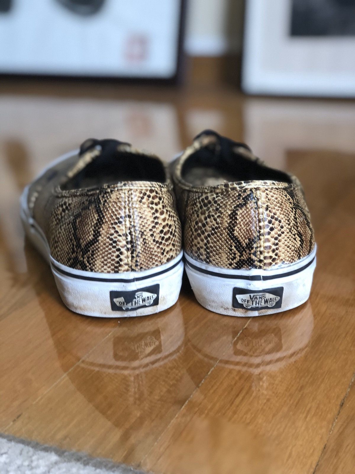 Vans Vans Authentic faux snake skin print python animalier Size US 10.5 / EU 43-44 - 3 Thumbnail