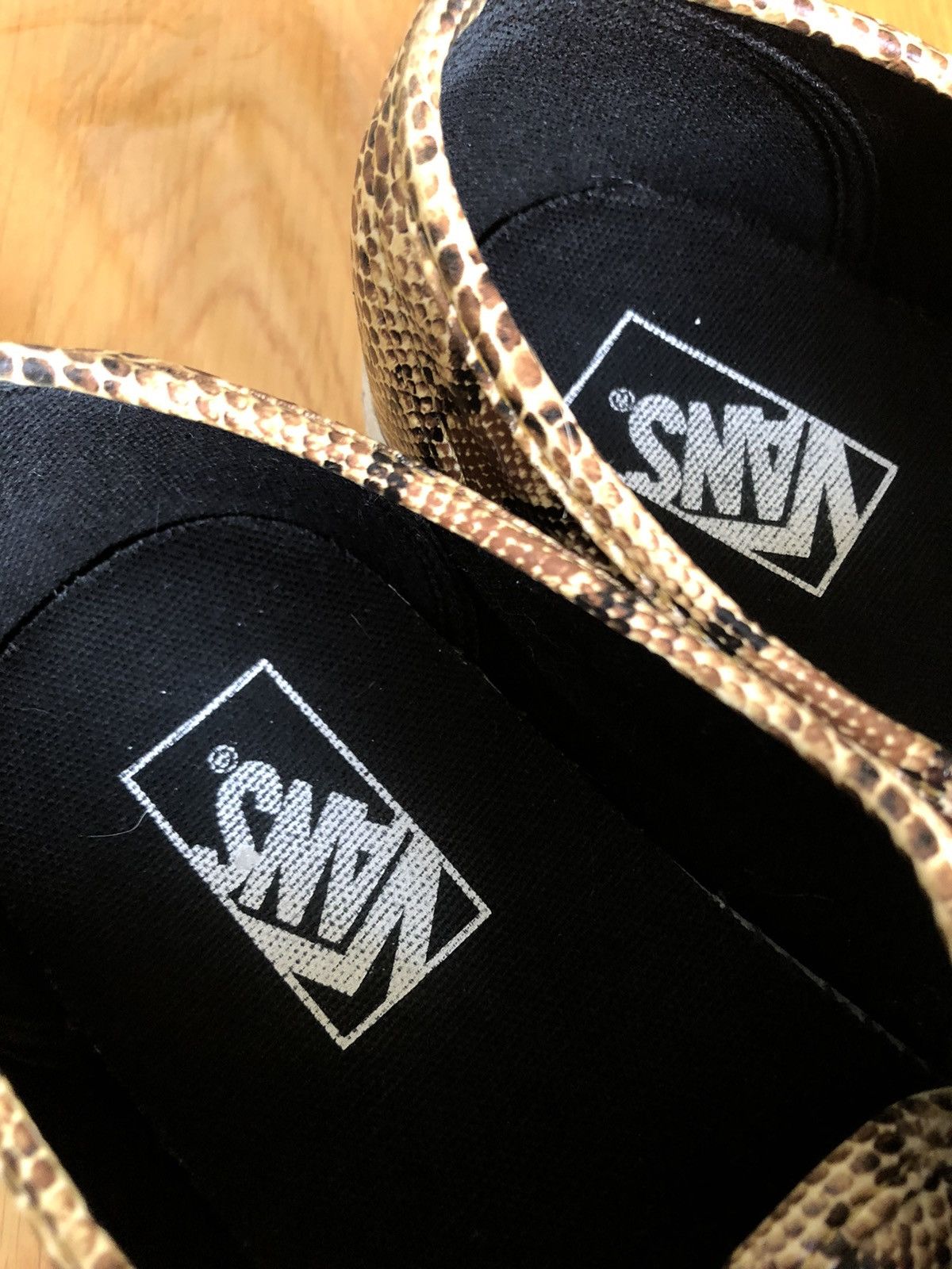 Vans Vans Authentic faux snake skin print python animalier Size US 10.5 / EU 43-44 - 4 Thumbnail