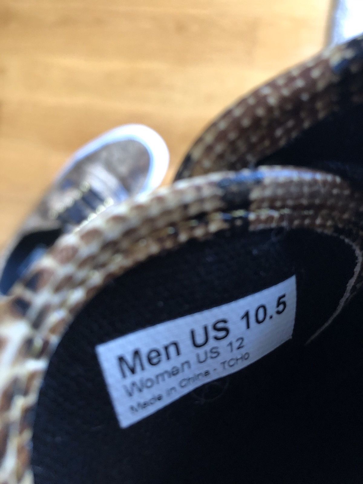 Vans Vans Authentic faux snake skin print python animalier Size US 10.5 / EU 43-44 - 6 Thumbnail