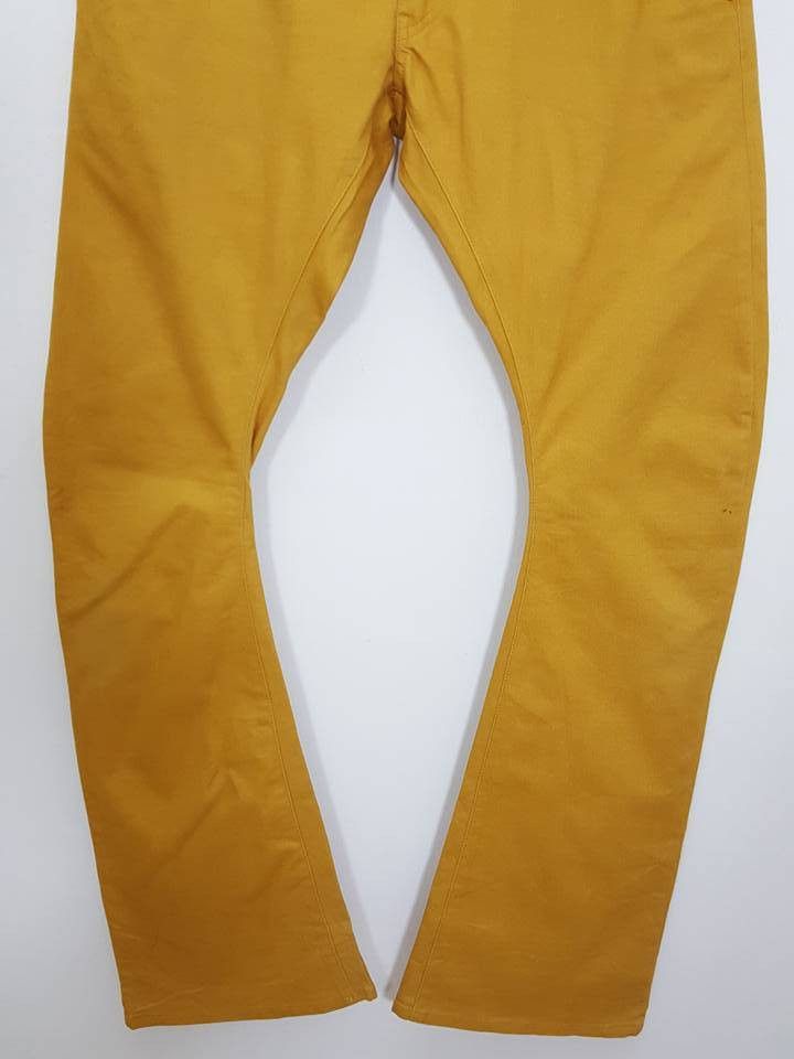 Tete Homme Japan Streetwear Brand Mustard Casual J Curve Trouser Pants Size US 30 / EU 46 - 10 Thumbnail