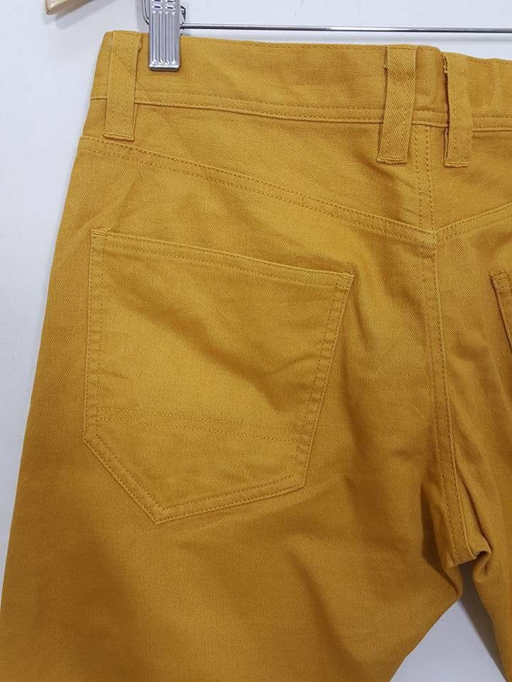 Tete Homme Japan Streetwear Brand Mustard Casual J Curve Trouser Pants Size US 30 / EU 46 - 6 Thumbnail