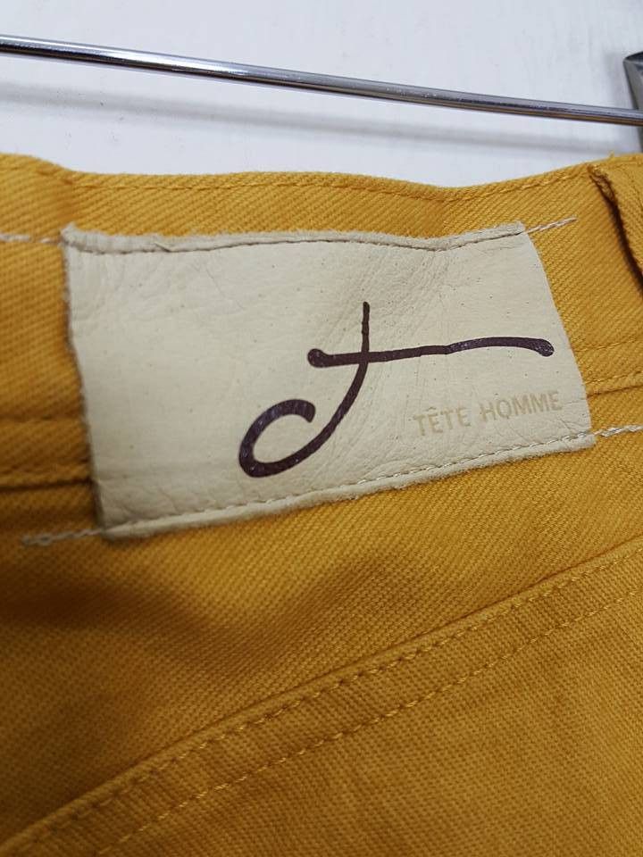 Tete Homme Japan Streetwear Brand Mustard Casual J Curve Trouser Pants Size US 30 / EU 46 - 8 Thumbnail