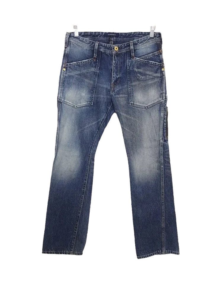 Paul Smith × R.Newbold R.Newbold Side Zipper Denim Jeans Pant Size US 32 / EU 48 - 2 Thumbnail