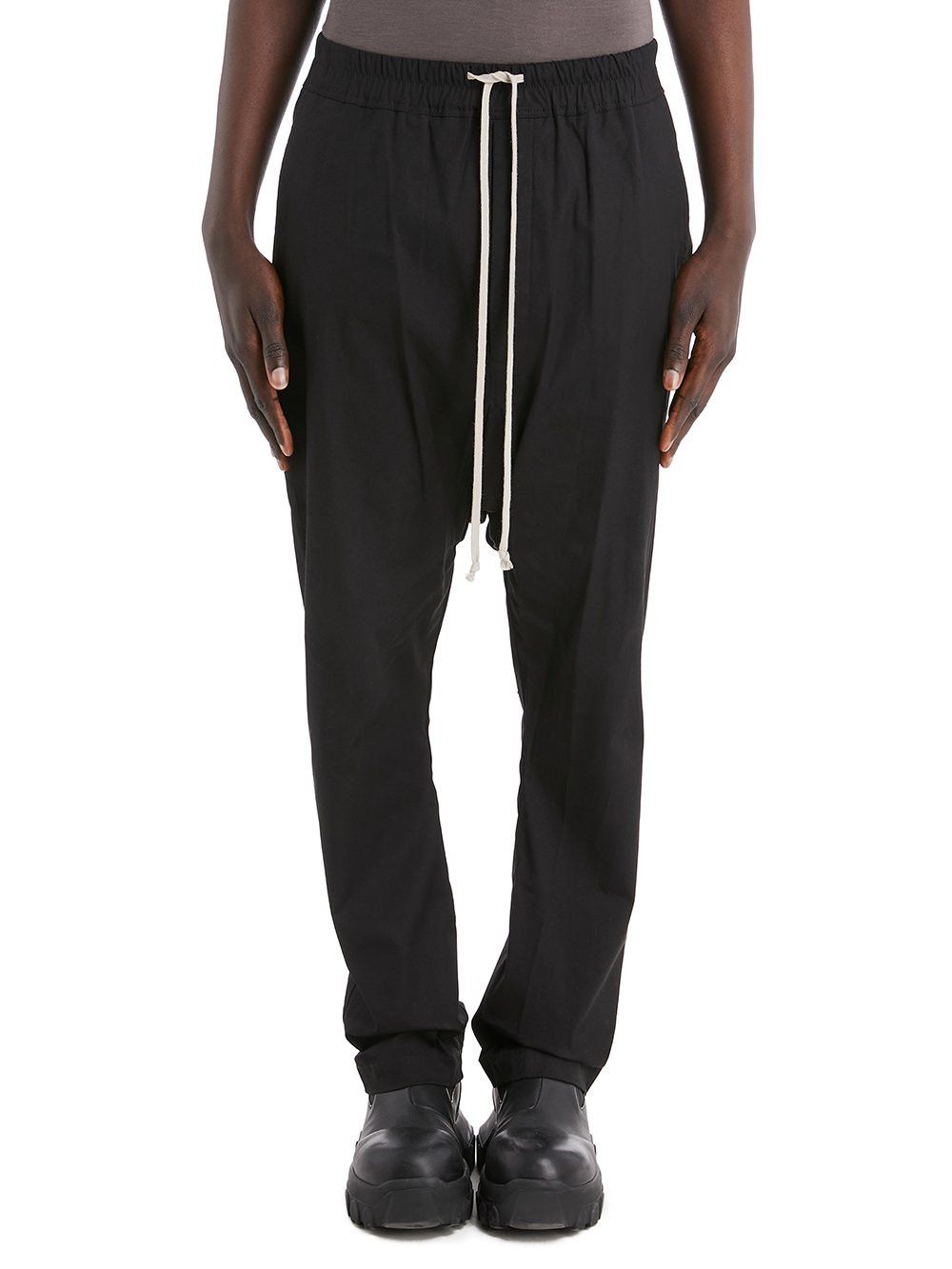Rick Owens Special line FOREVER Drawstring Long Pants Black Sz 46 Size US 30 / EU 46 - 1 Thumbnail