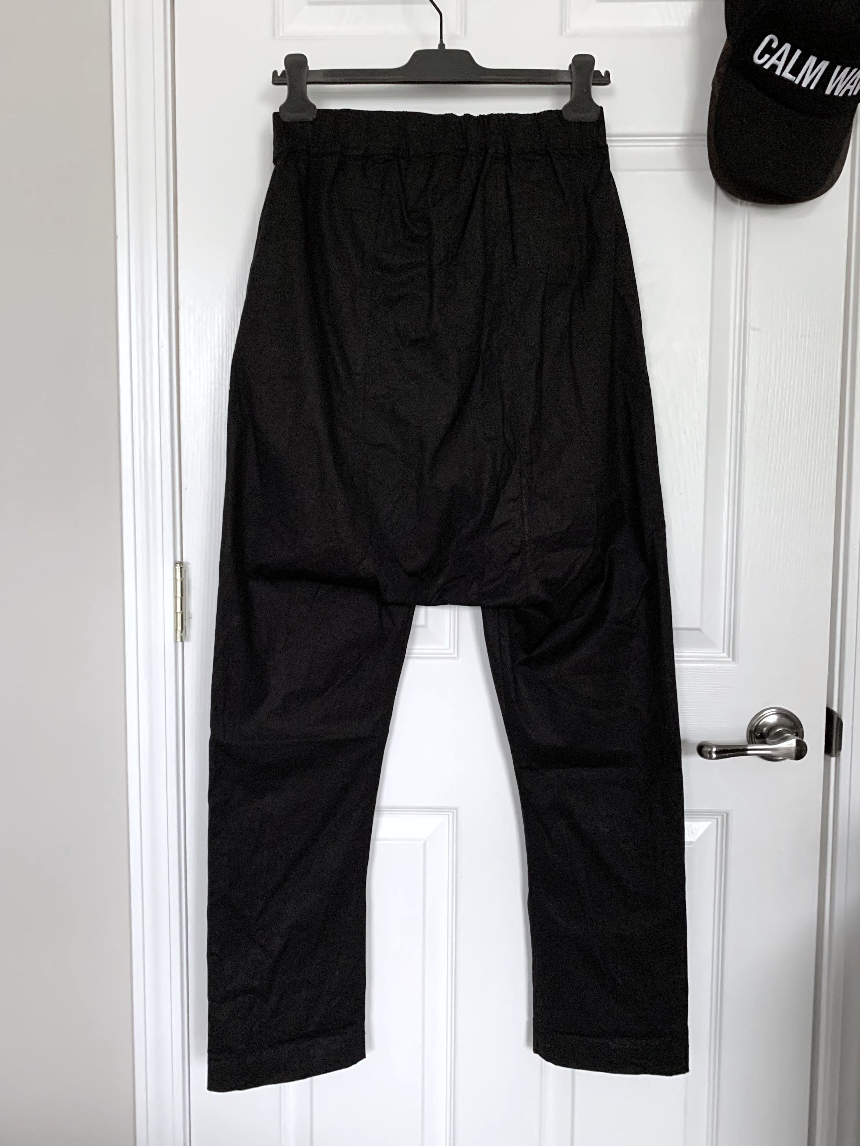 Rick Owens Special line FOREVER Drawstring Long Pants Black Sz 46 Size US 30 / EU 46 - 4 Thumbnail