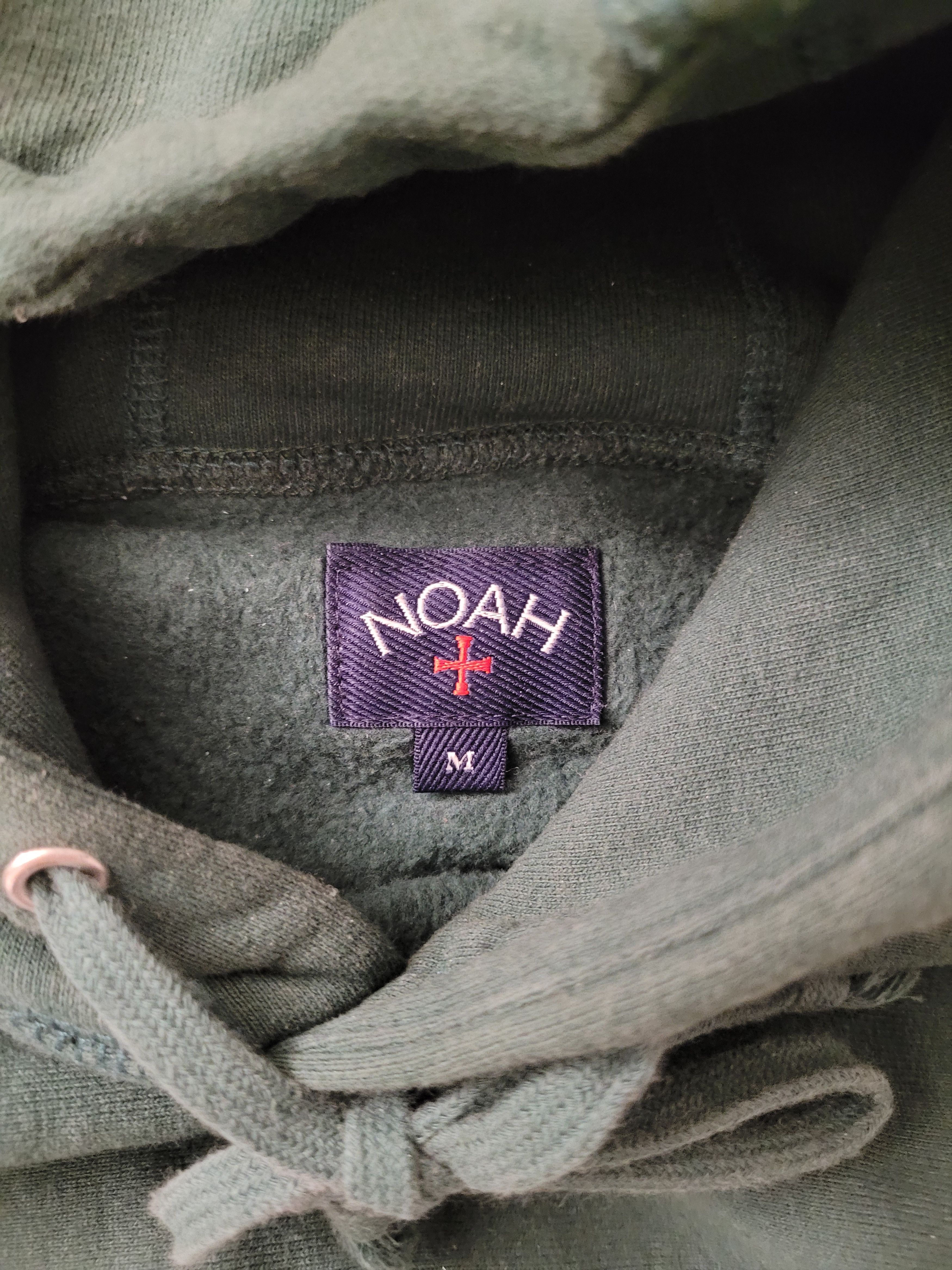 Noah Forest Green Core Logo Hoodie Size US M / EU 48-50 / 2 - 2 Thumbnail