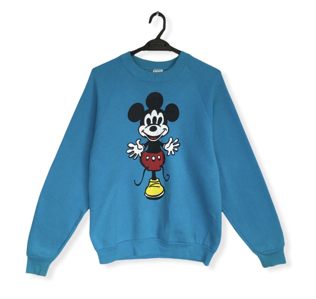 Disney VINTAGE 90’S THREE EYED MICKEY 50:50 SWEATSHIRT Size US M / EU 48-50 / 2 - 1 Thumbnail