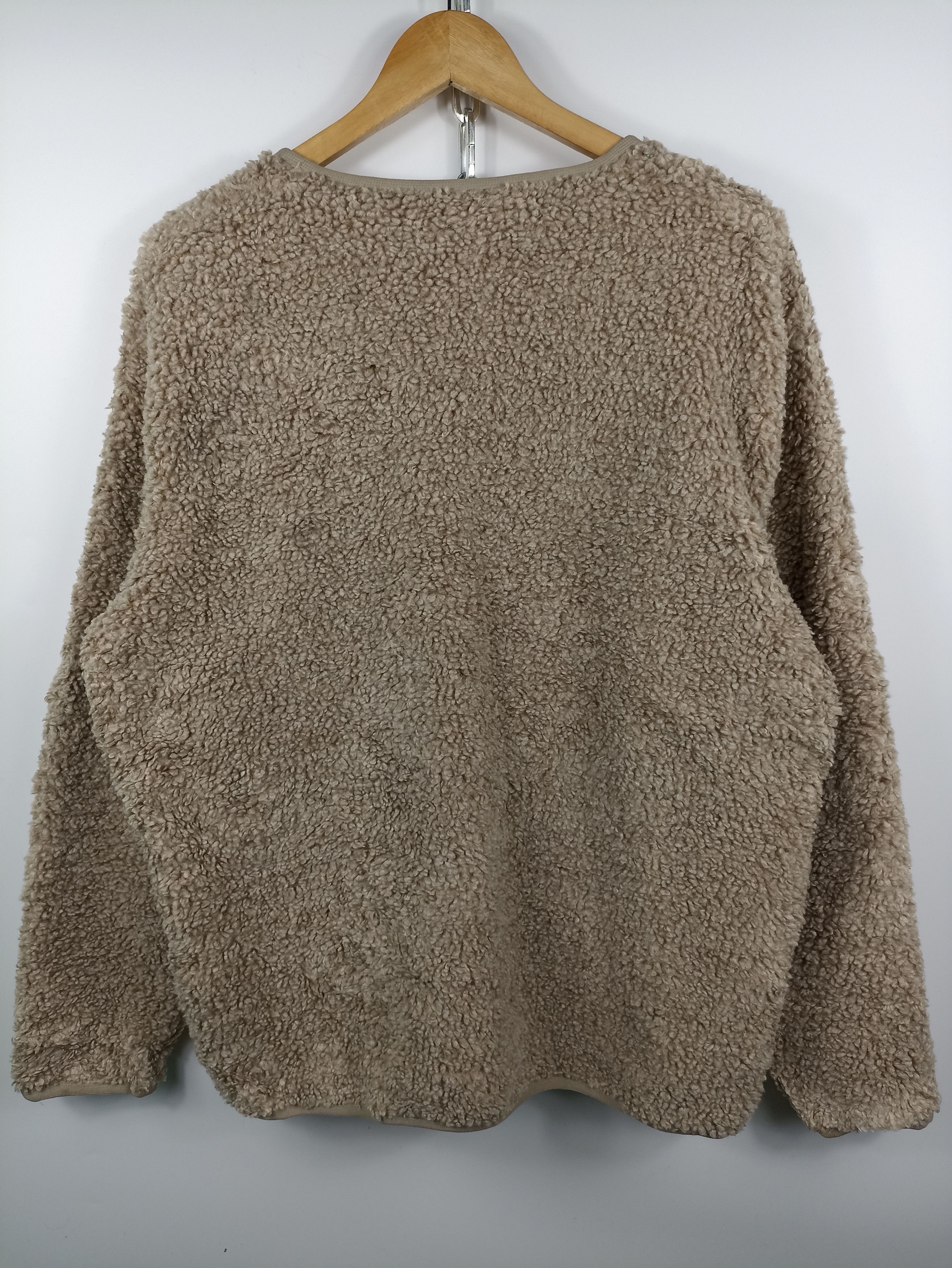 Uniqlo × Vintage Vintage Uniqlo Retro Pile sherpa fleece Zipper Cardigan Size US XL / EU 56 / 4 - 2 Thumbnail