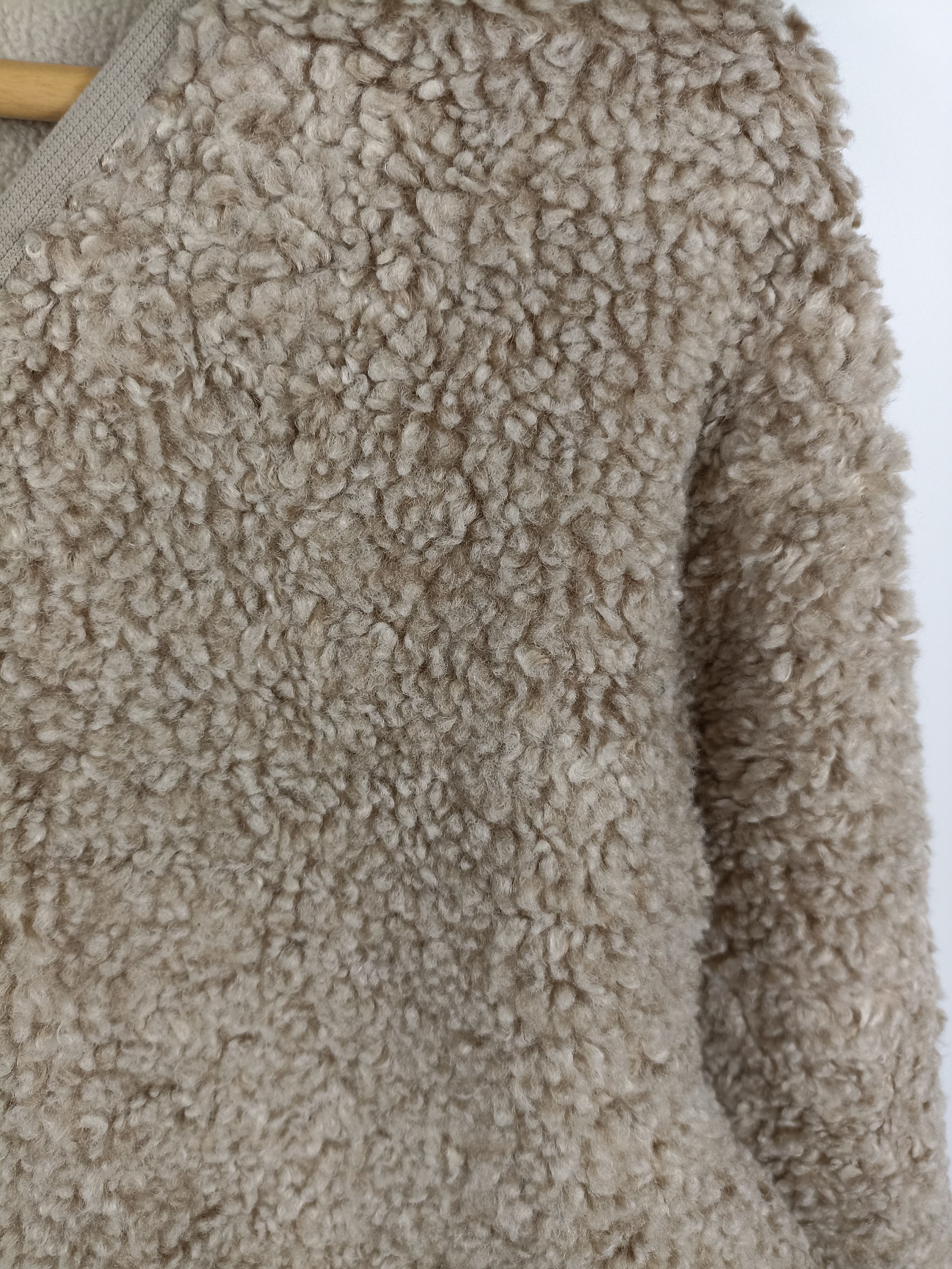 Uniqlo × Vintage Vintage Uniqlo Retro Pile sherpa fleece Zipper Cardigan Size US XL / EU 56 / 4 - 3 Thumbnail