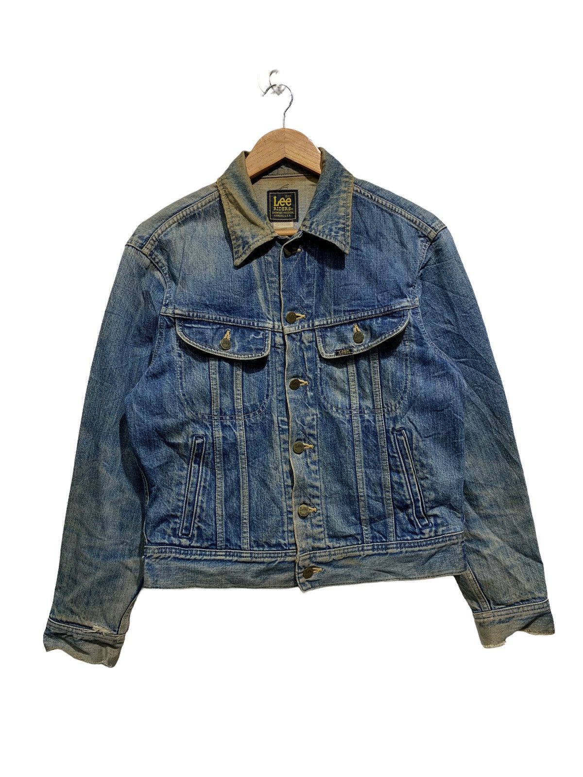 Lee 🔥VTG LEE RIDER DISTRESSED DENIM JACKETS Size US M / EU 48-50 / 2 - 1 Thumbnail