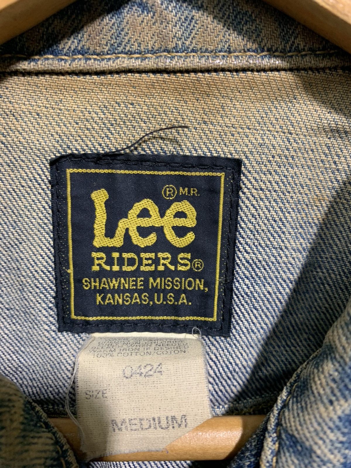 Lee 🔥VTG LEE RIDER DISTRESSED DENIM JACKETS Size US M / EU 48-50 / 2 - 10 Thumbnail