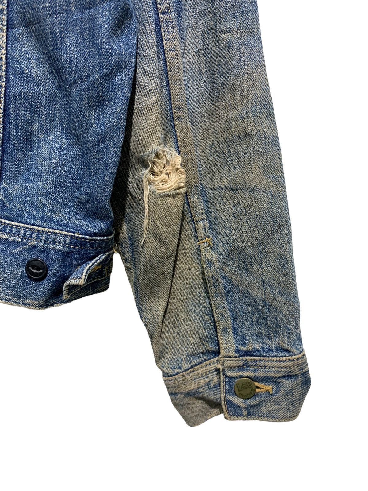 Lee 🔥VTG LEE RIDER DISTRESSED DENIM JACKETS Size US M / EU 48-50 / 2 - 8 Thumbnail