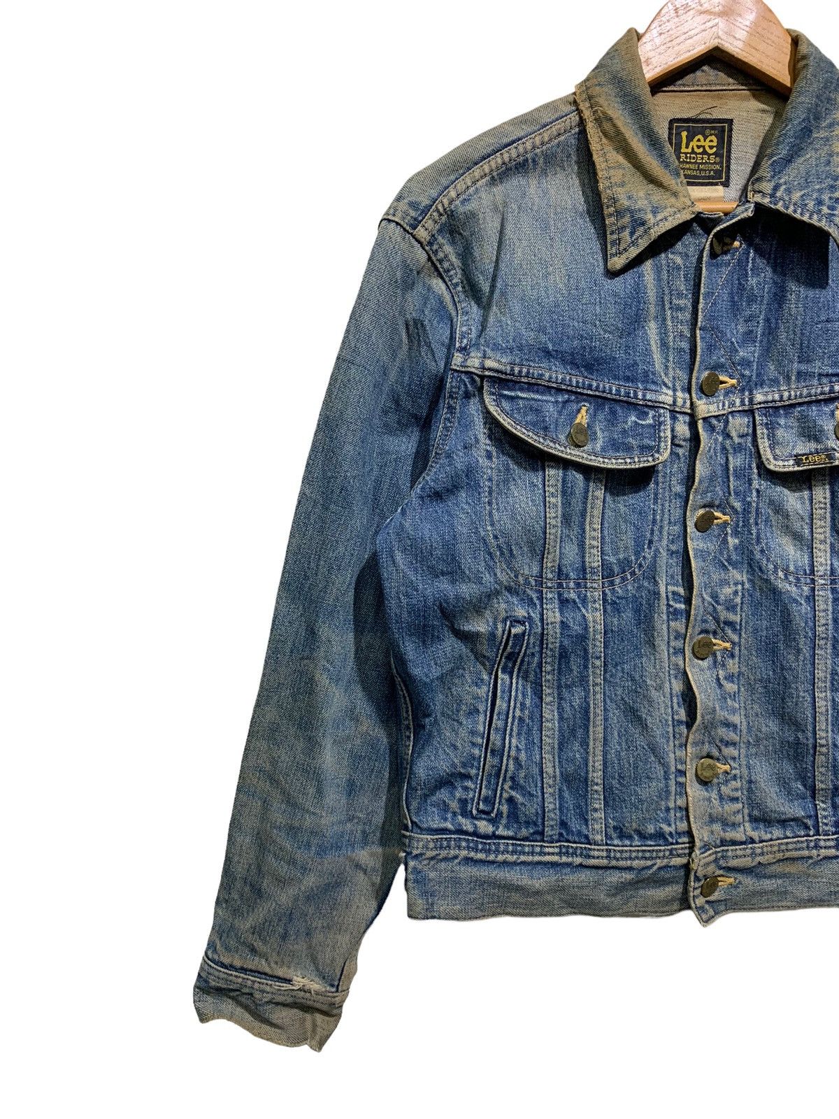 Lee 🔥VTG LEE RIDER DISTRESSED DENIM JACKETS Size US M / EU 48-50 / 2 - 2 Thumbnail