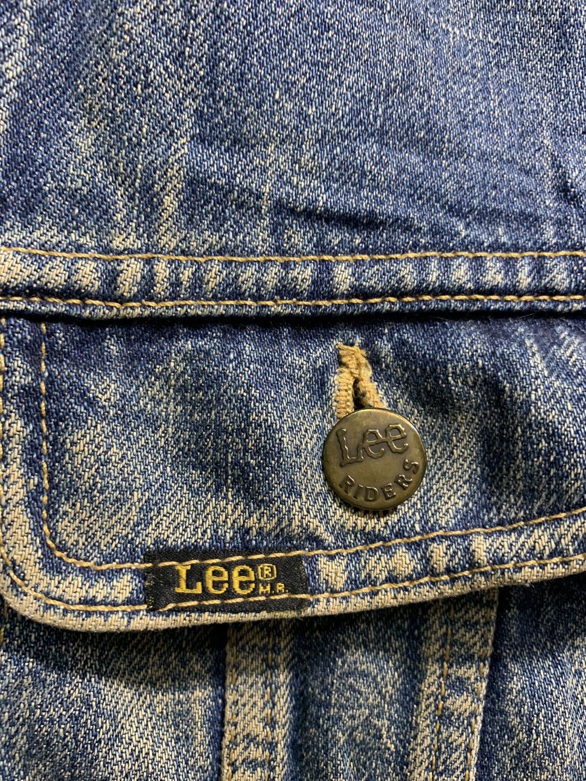 Lee 🔥VTG LEE RIDER DISTRESSED DENIM JACKETS Size US M / EU 48-50 / 2 - 9 Thumbnail