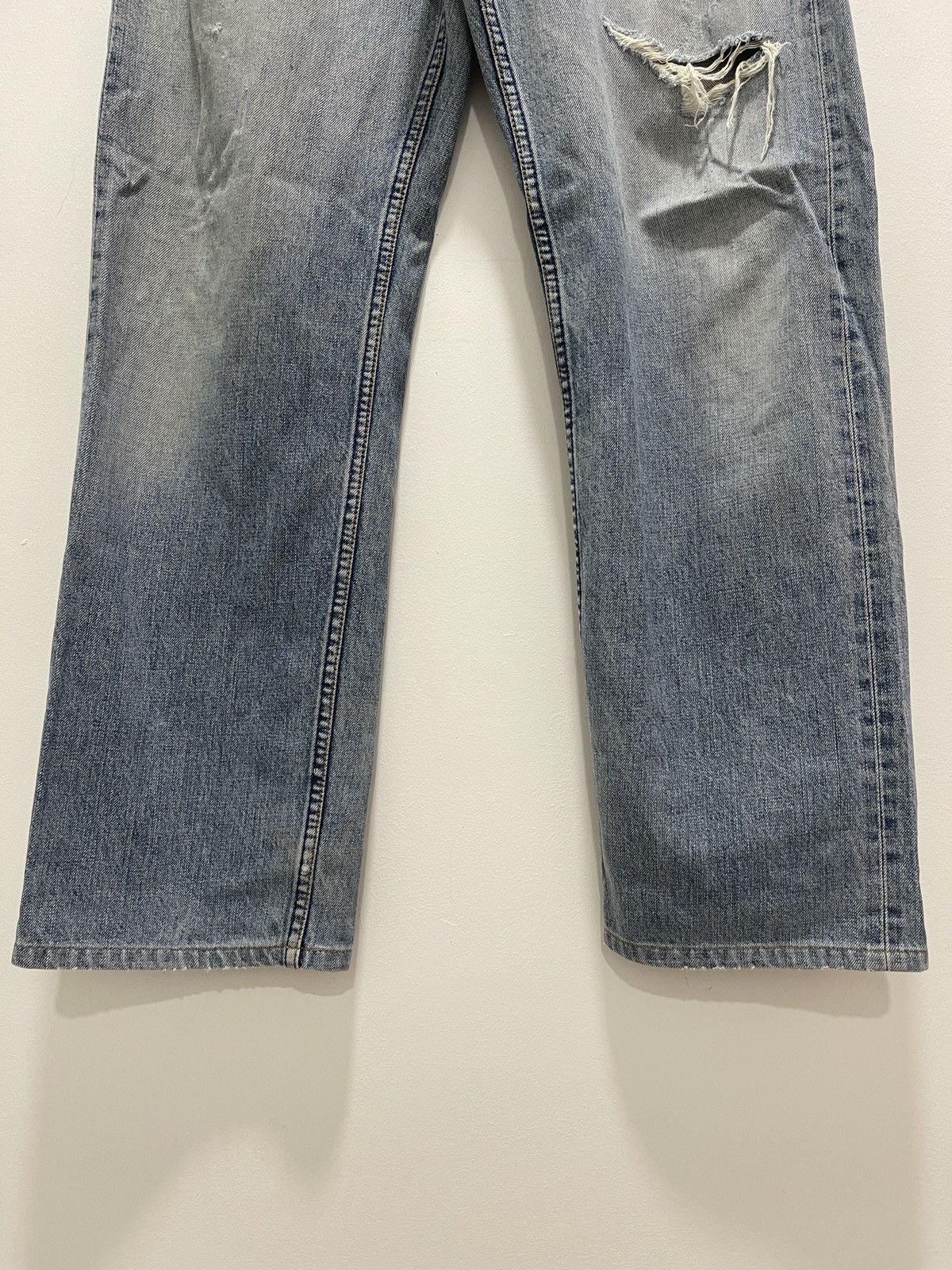 Levi's LEVIS 503 SELVEDGE BUTTON STAMP 359 DISTRESSED DENIM JEANS Size US 30 / EU 46 - 5 Thumbnail