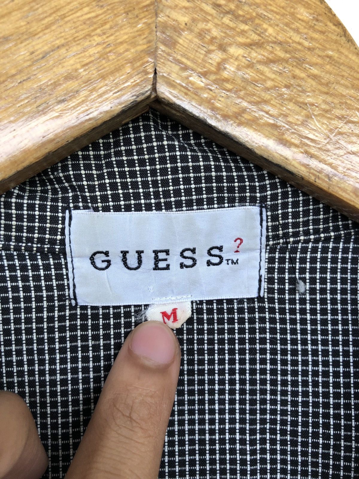 Guess Vtg Guess 🇺🇸 Asap Rocky Check Oversize B/D Shirt Size US M / EU 48-50 / 2 - 6 Thumbnail