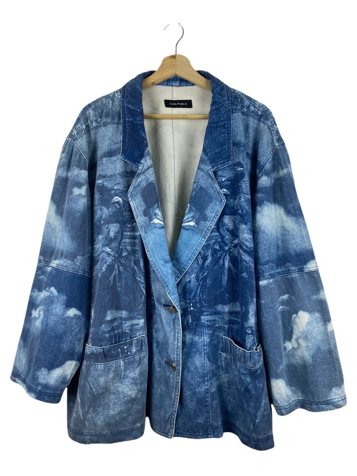 Vintage Halfmile printed jacket nice design
