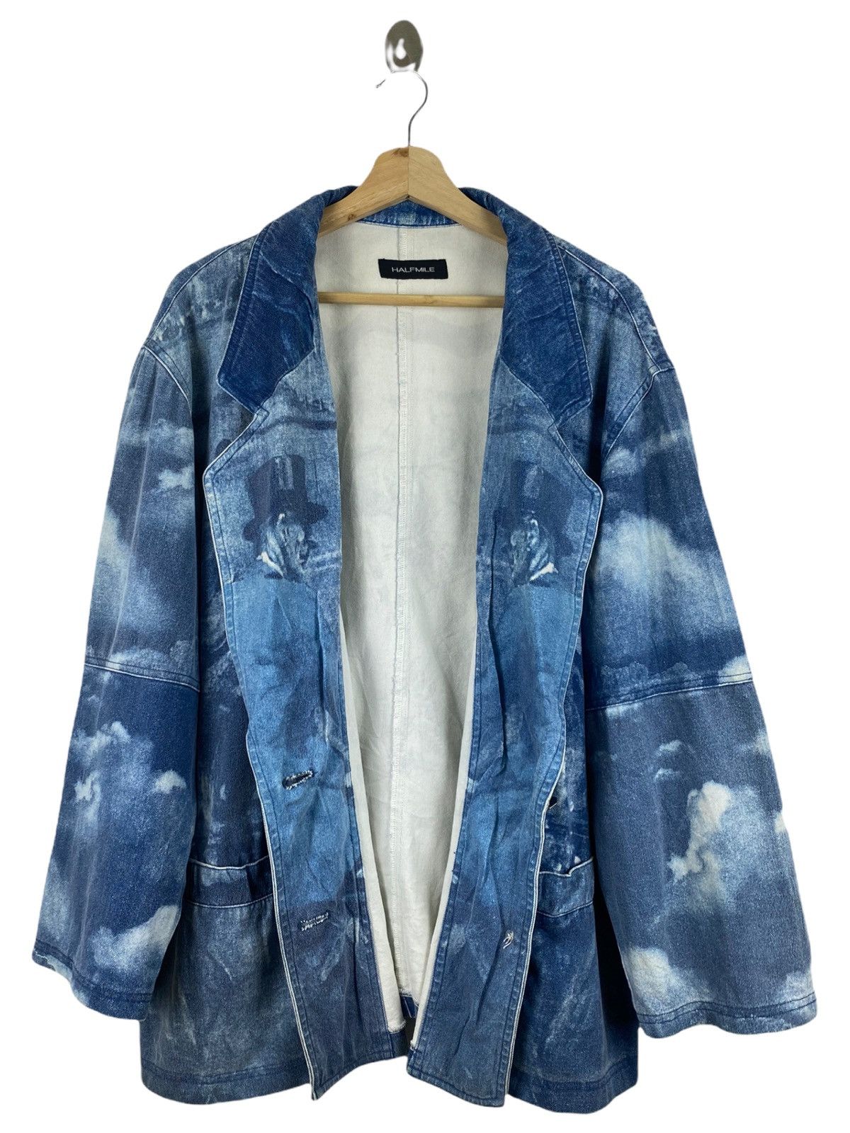 Japanese Brand × Vintage Vintage Halfmile printed jacket nice design Size US L / EU 52-54 / 3 - 3 Thumbnail