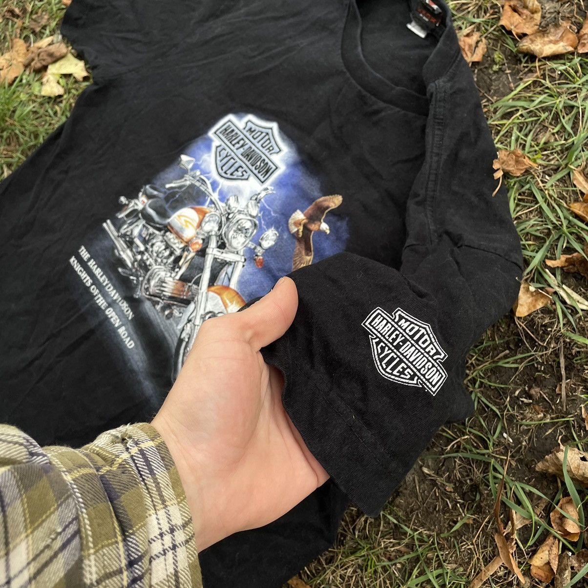 Harley Davidson Vintage 90s Faded Thrashed Harley Davidson Tee Skulls 3D Size US XL / EU 56 / 4 - 5 Thumbnail