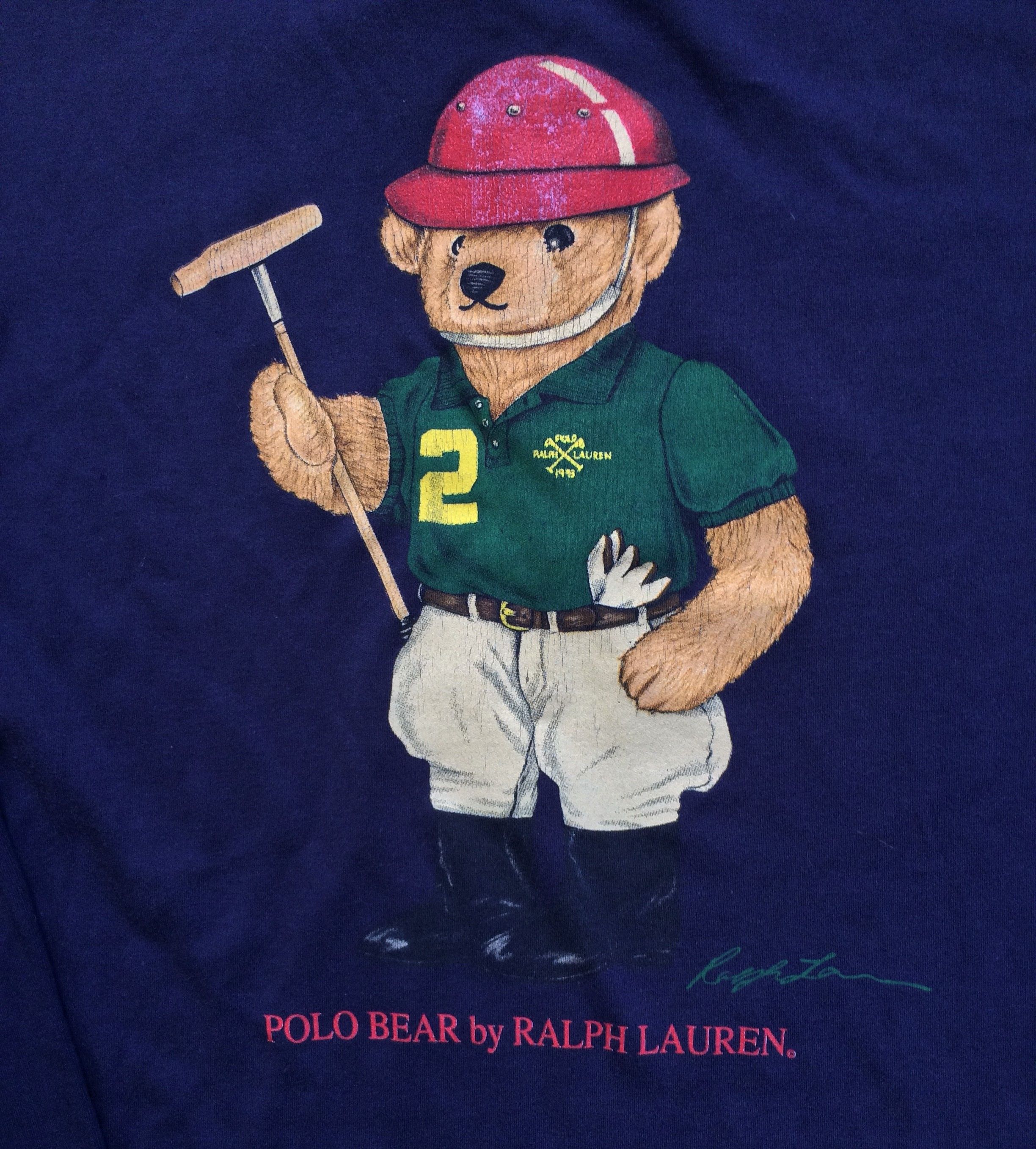 Polo Ralph Lauren OG Polo Bear Sleeping Shirt Size US M / EU 48-50 / 2 - 2 Thumbnail