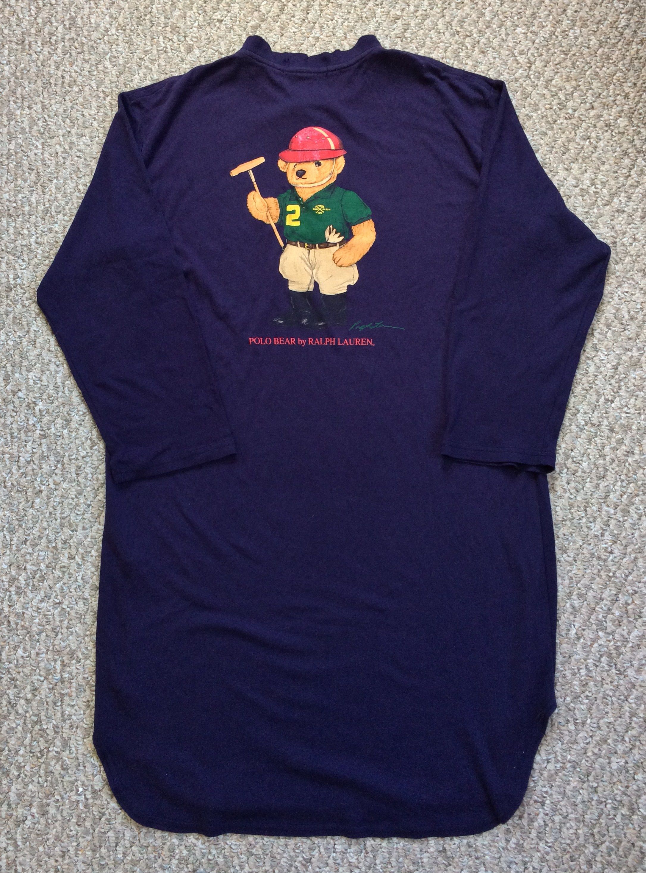 Polo Ralph Lauren OG Polo Bear Sleeping Shirt Size US M / EU 48-50 / 2 - 1 Thumbnail