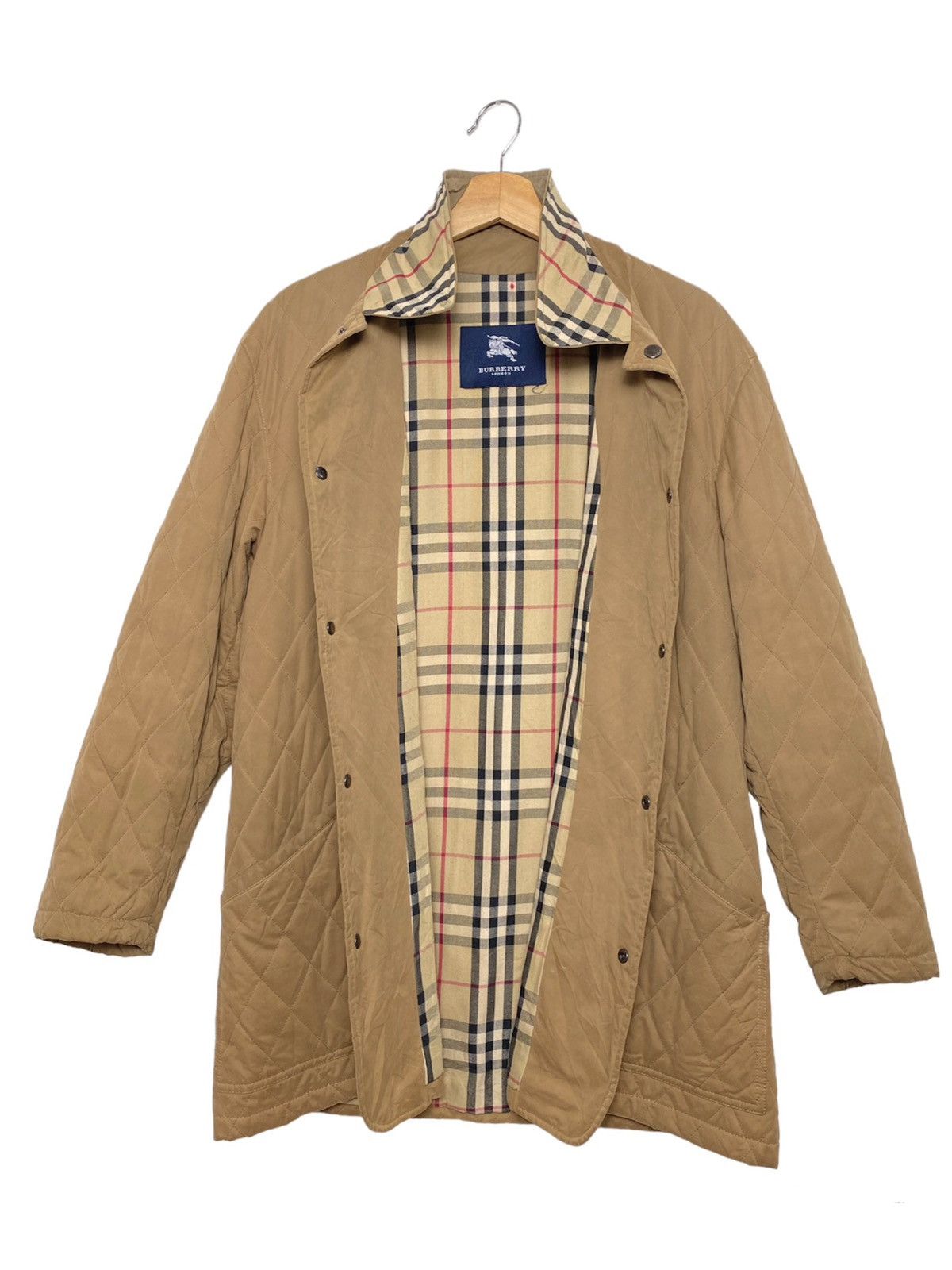 Burberry OG Vintage Burberry Nova Check Parka Trench Coat Jacket Size US M / EU 48-50 / 2 - 1 Thumbnail