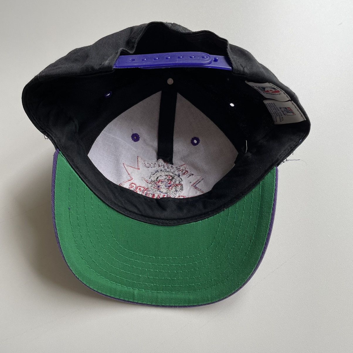 NBA × Vintage Vintage 90s Toronto Raptors NBA Basketball Snapback Hat OSFA Size ONE SIZE - 3 Thumbnail