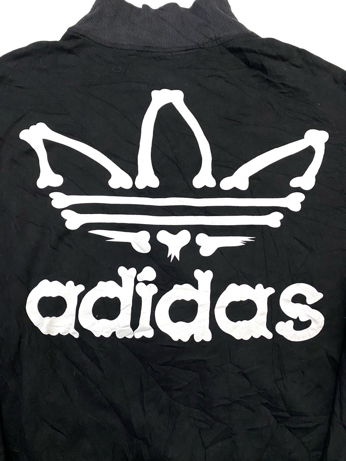 Adidas Adidas Skeletons Skulls Zipper Jacket Size US L / EU 52-54 / 3 - 7 Thumbnail