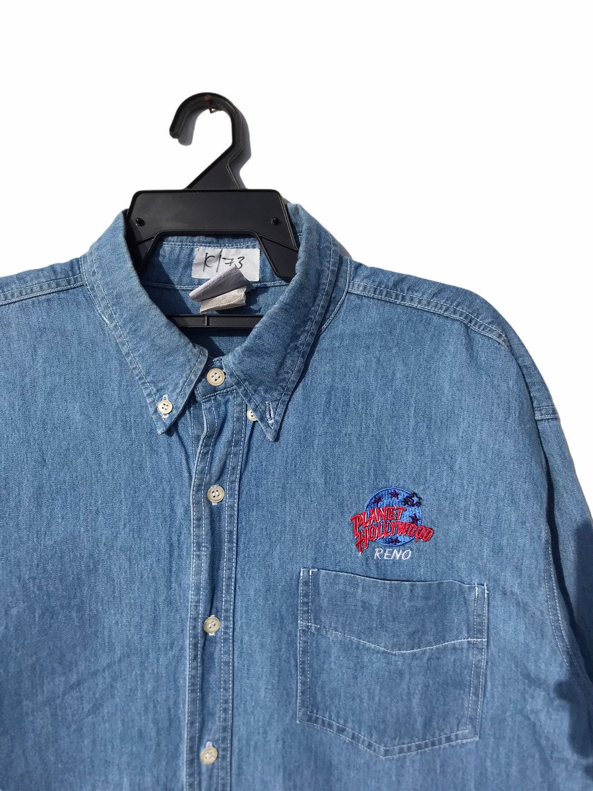 Planet Hollywood Vintage Planet Hollywood Reno Chambray Size US XL / EU 56 / 4 - 2 Thumbnail